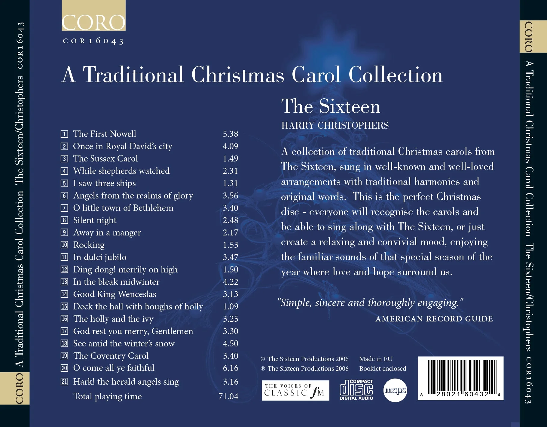 A Traditional Christmas Carol Collection / The Sixteen - Image 2