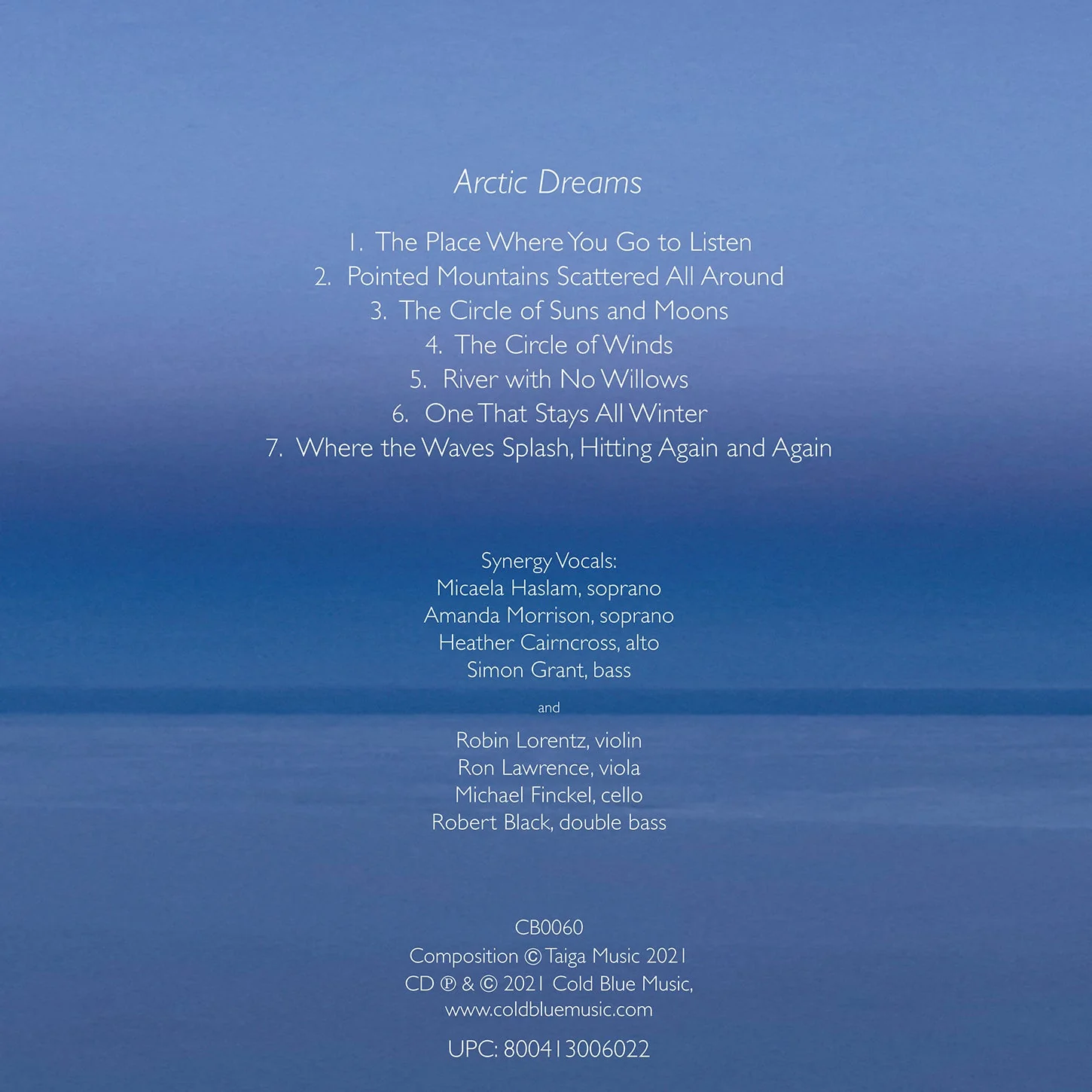 Adams: Arctic Dreams / Synergy Vocals - Image 2