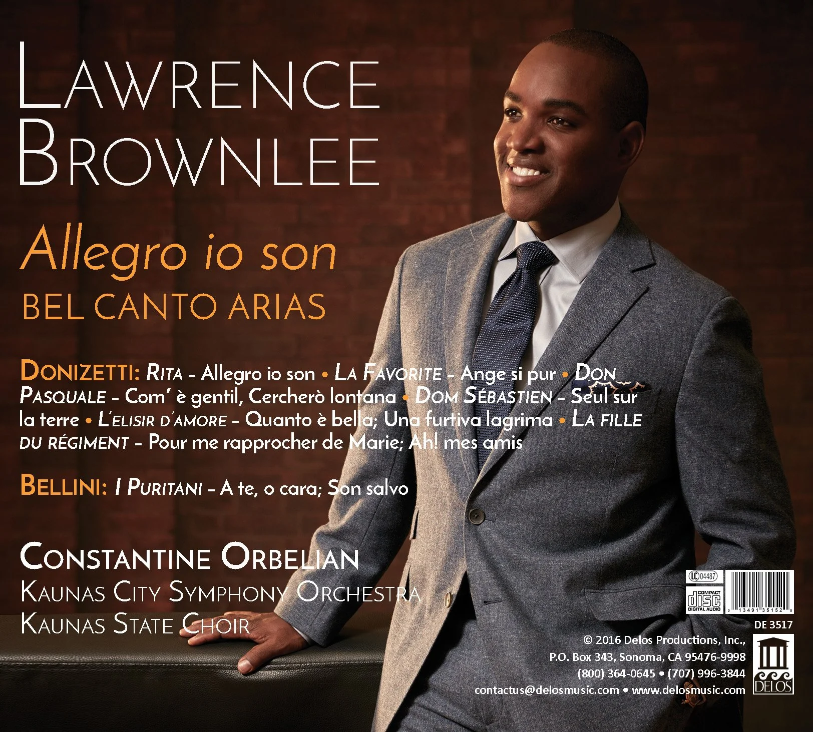 Allegro Io Son / Brownlee, Orbelian - Image 2
