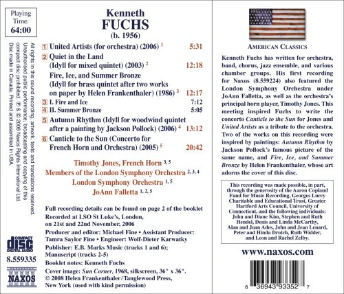 American Classics - Fuchs: Canticle To The Sun, Etc - Image 2
