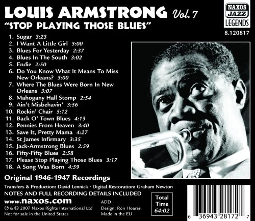 Armstrong, Louis: Stop Playing Those Blues (1946-1947) - Image 2