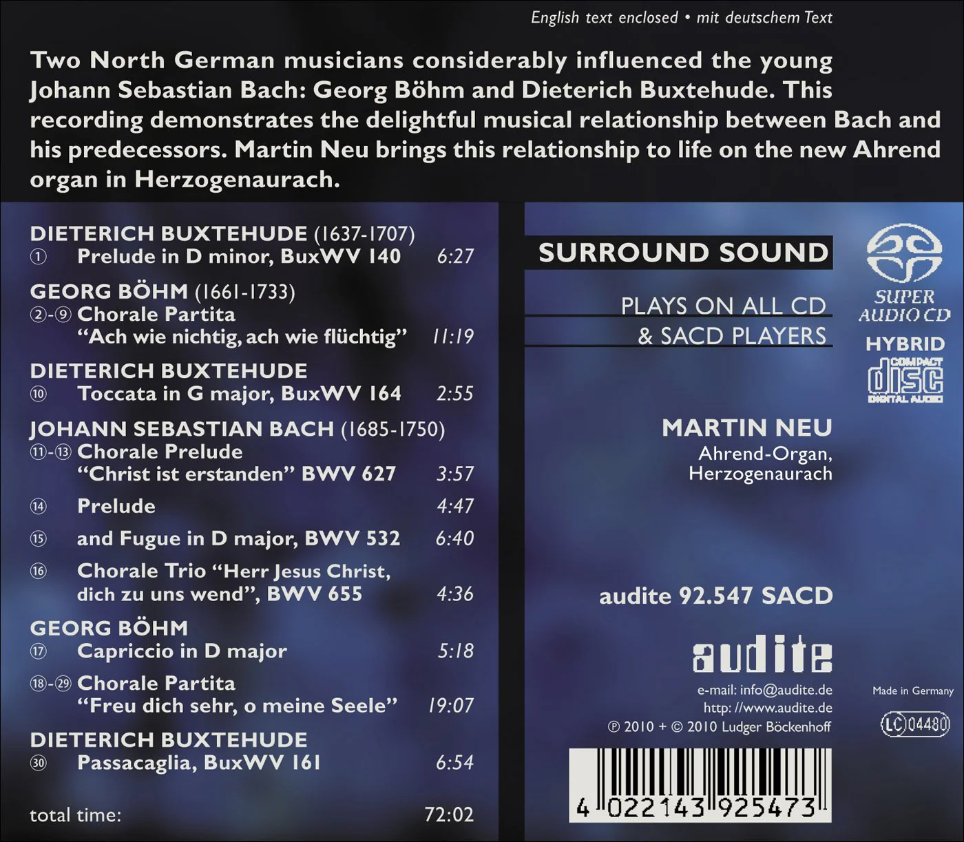 Bach and the North German Tradition, Vol. 1 - Image 2