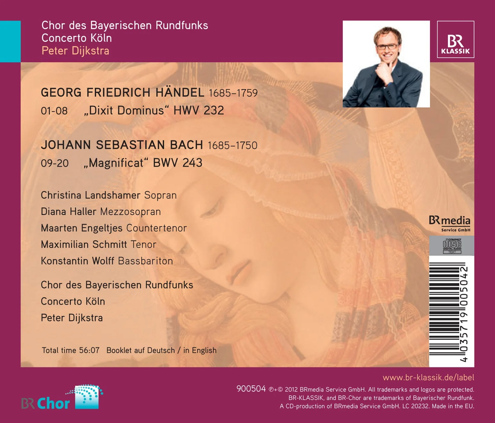 Bach: Magnificat; Handel: Dixit Dominus / Dijkstra, Concerto Koln - Image 2