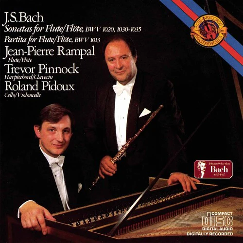 Bach: Sonatas For Flute / Rampal, Pinnock, Pidoux