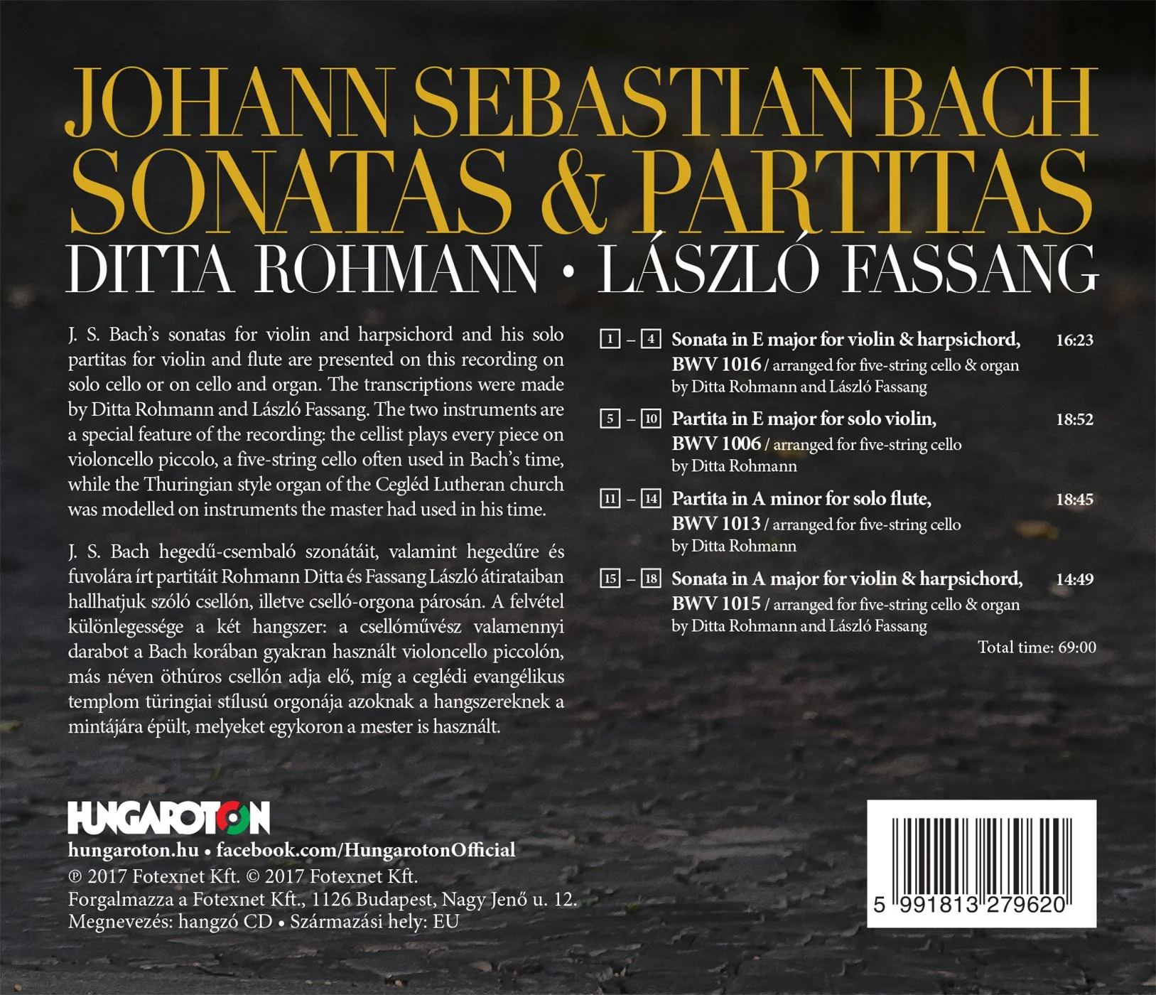 Bach: Sonatas & Partitas / Rohmann, Fassang - Image 2