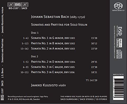 Bach: Violin Sonatas & Partitas / Kuusisto - Image 2