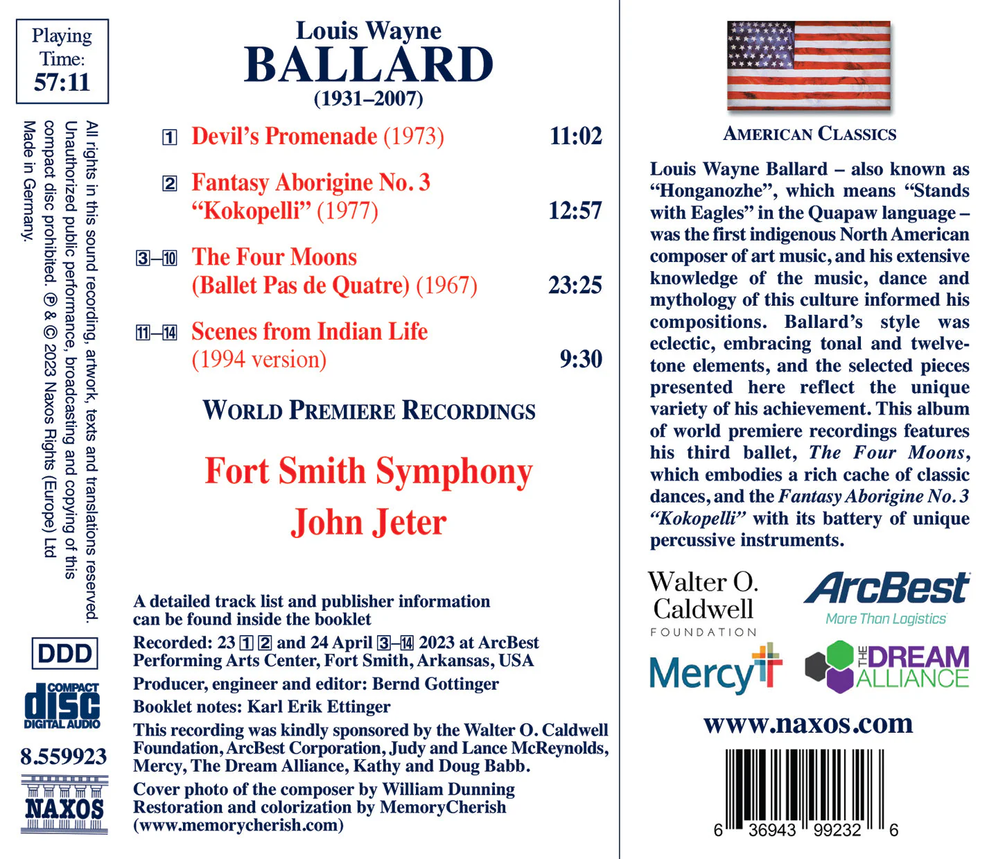 Ballard: Works for Orchestra / Jeter, Fort Smith Symphony - Image 2