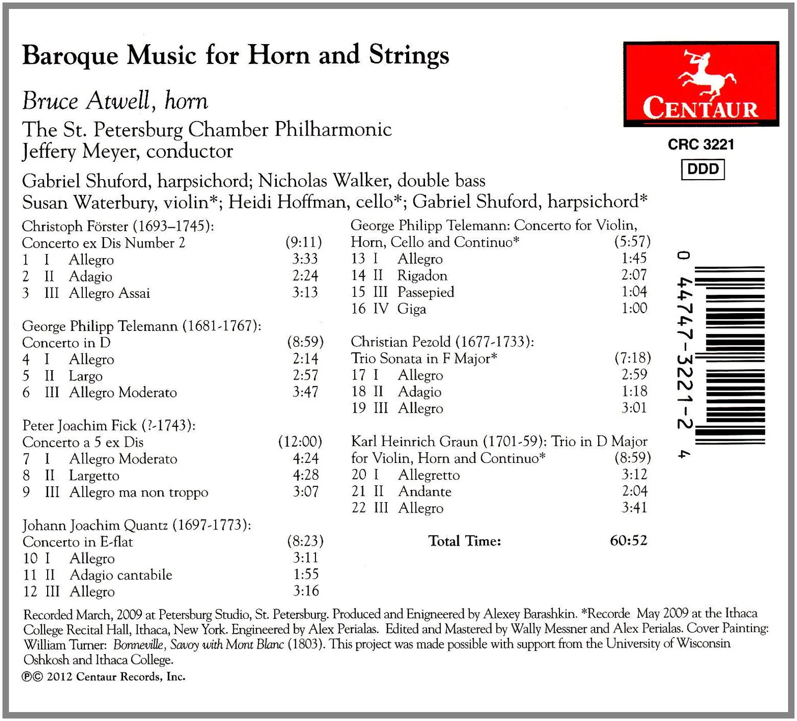 Baroque Music for Horn and Strings - Image 2
