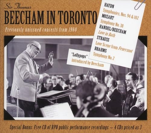 Beecham in Toronto - (Previously Unissued Concerts from 1960 - Image 2