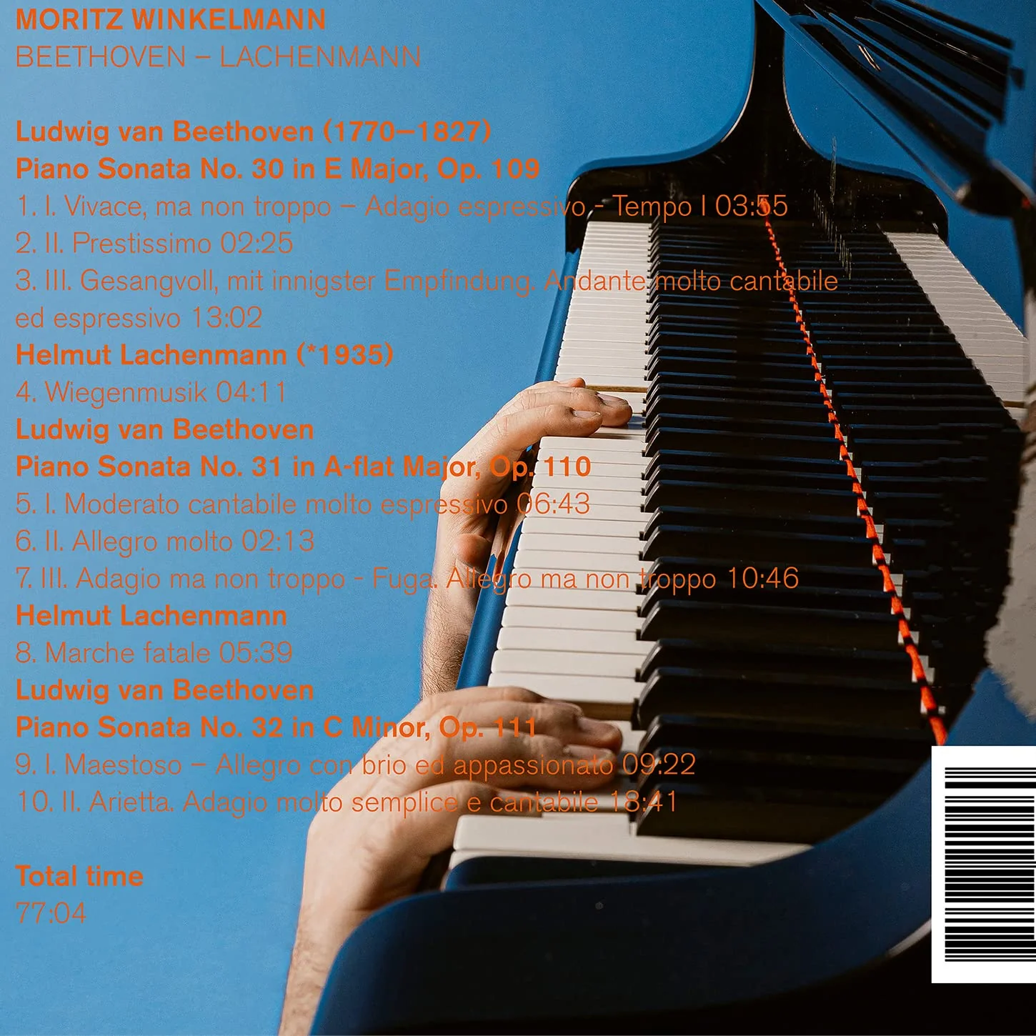 Beethoven & Lachenmann: Piano Works / Winkelmann - Image 2
