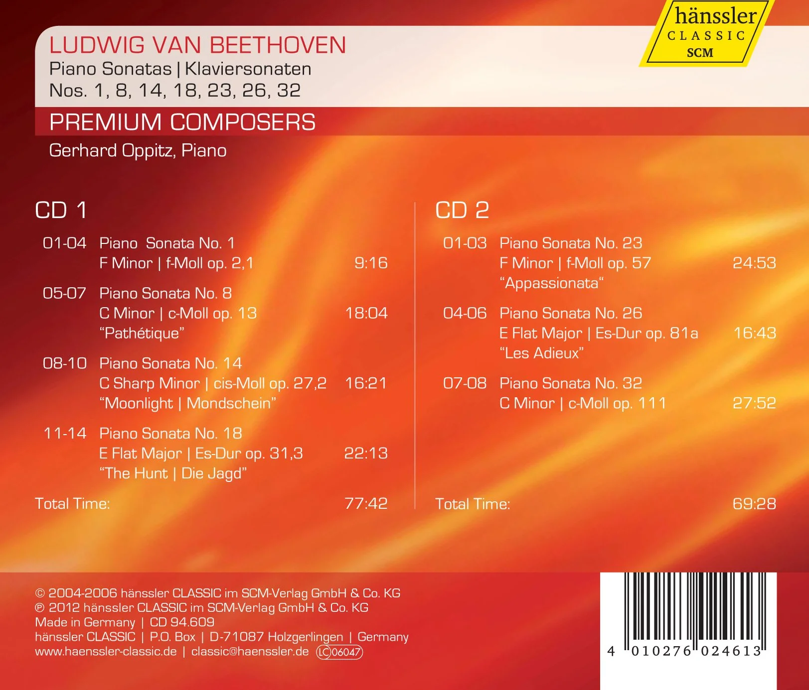 Beethoven: Piano Sonatas Nos. 1, 8, 14, 18, 23, 26, 32 - Image 2