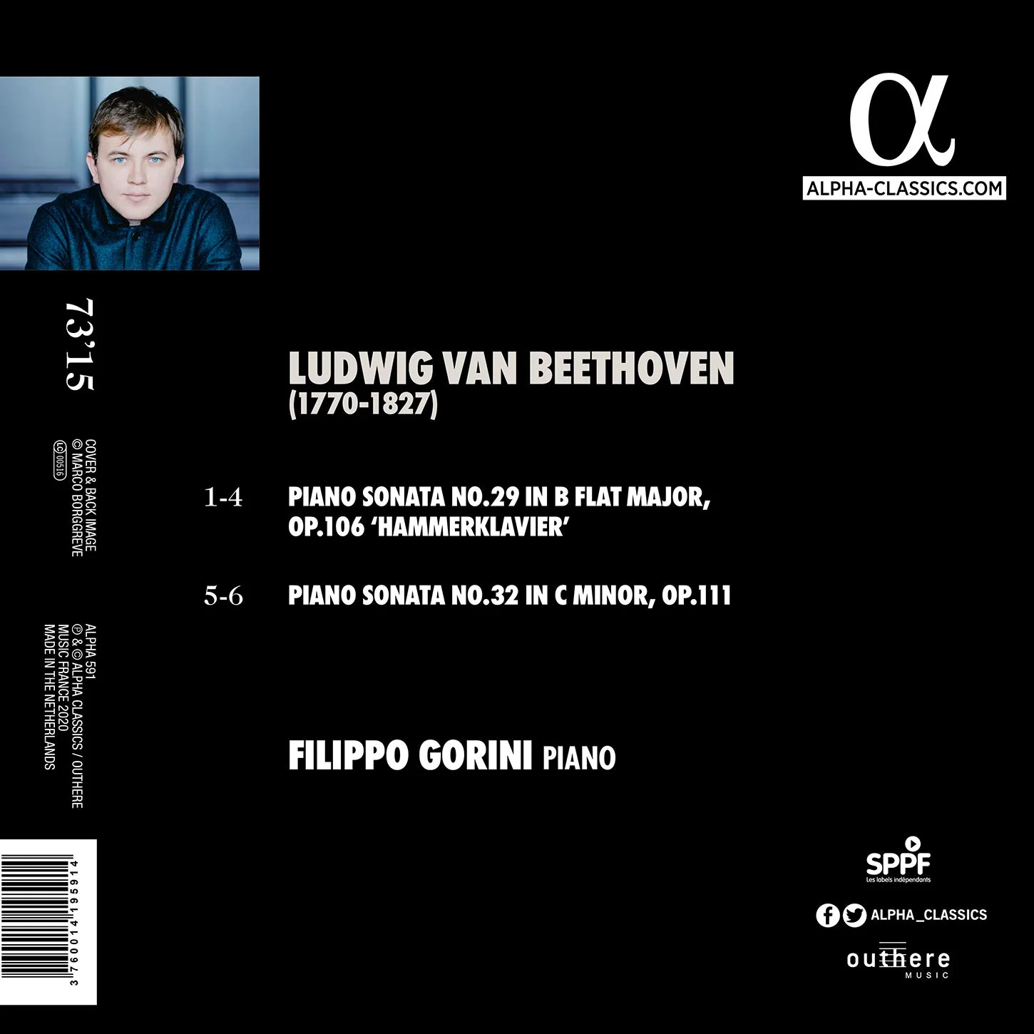 Beethoven: Piano Sonatas Nos. 29 & 32 / Gorini - Image 2