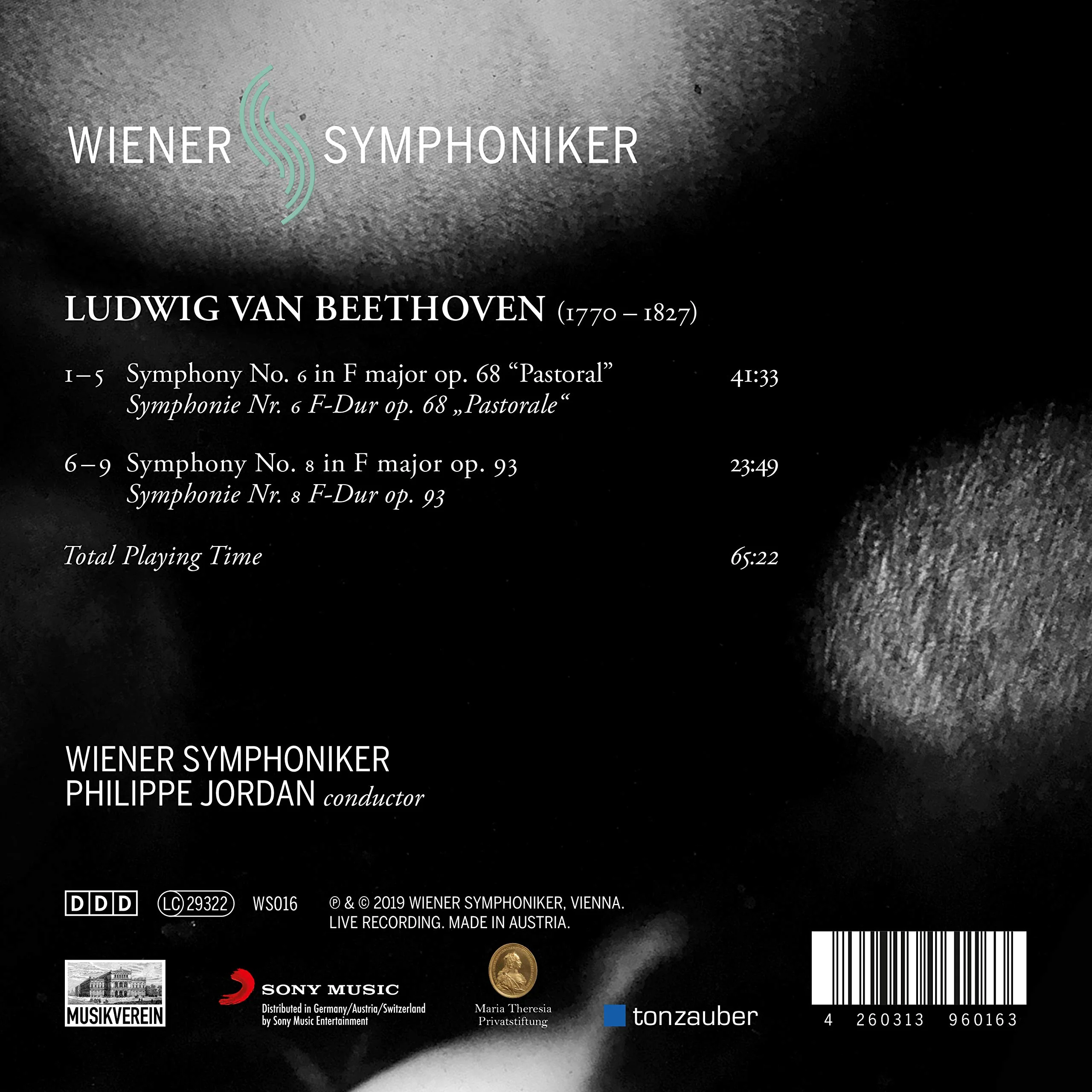 Beethoven: Symphonies Nos. 6 & 8 (Live) - Image 2