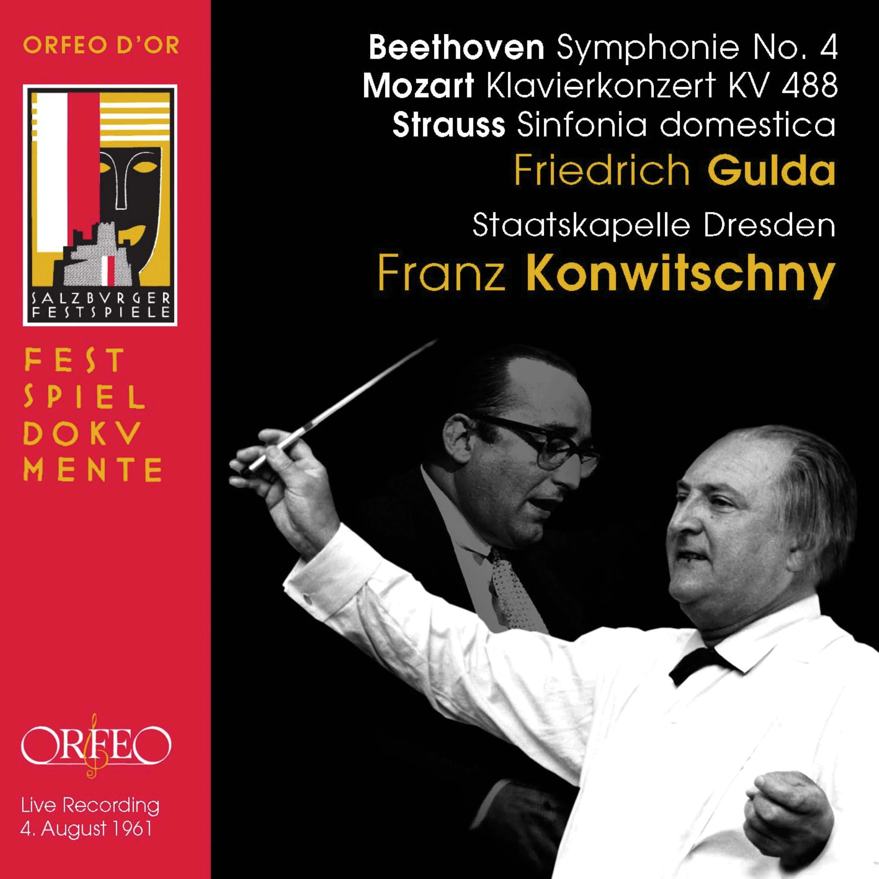 Beethoven: Symphony No 4; Mozart: Piano Concerto No 23; Strauss / Gulda, Konwitschny - Image 2