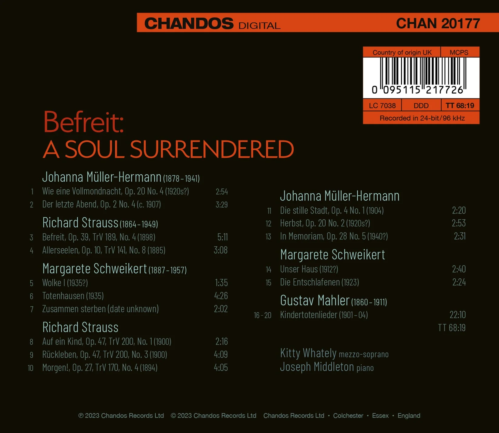 Befreit – A Soul Surrendered / Whately, Middleton - Image 2