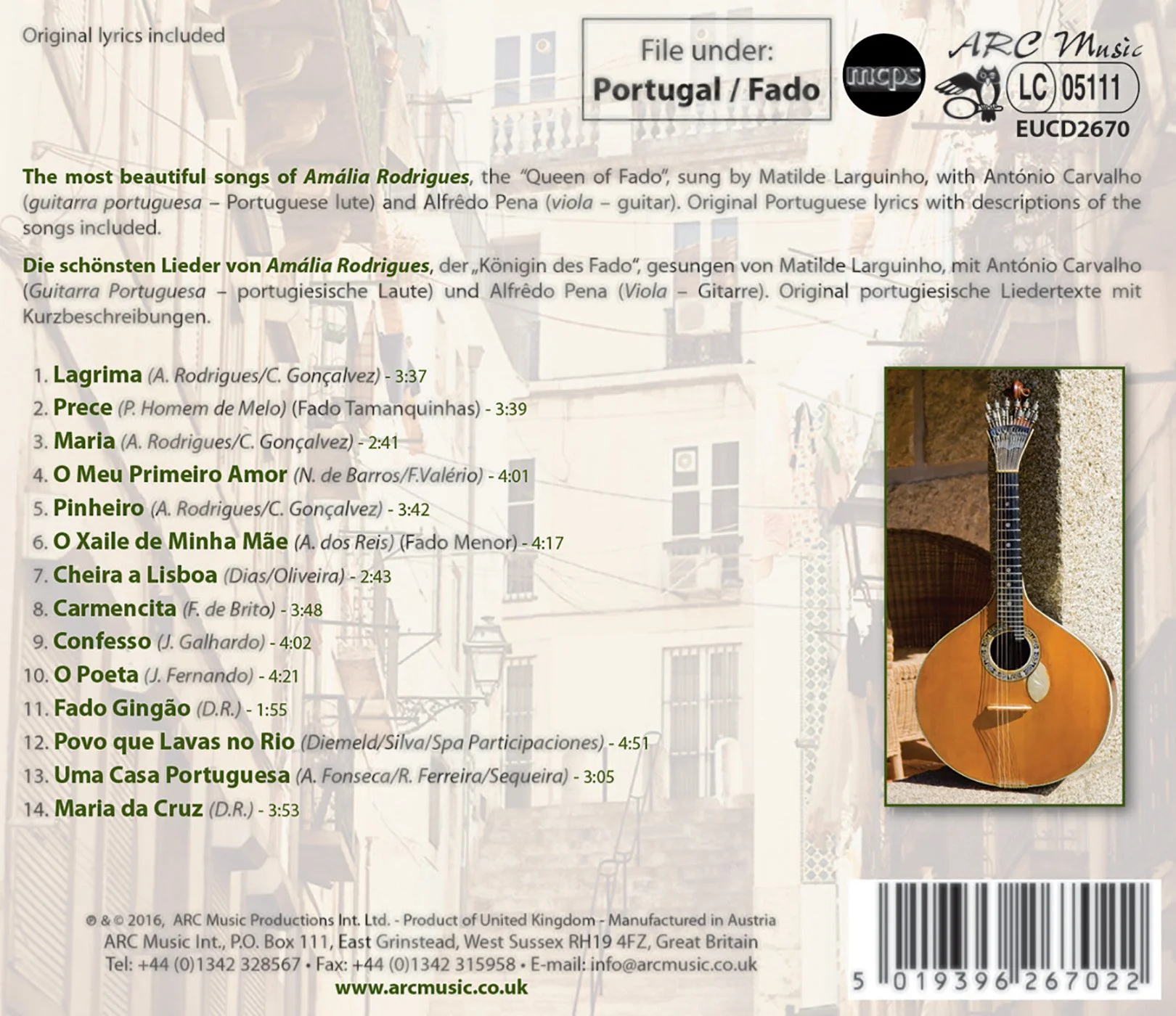 Best of Fado: Tribute to Amália Rodrigues - Image 2