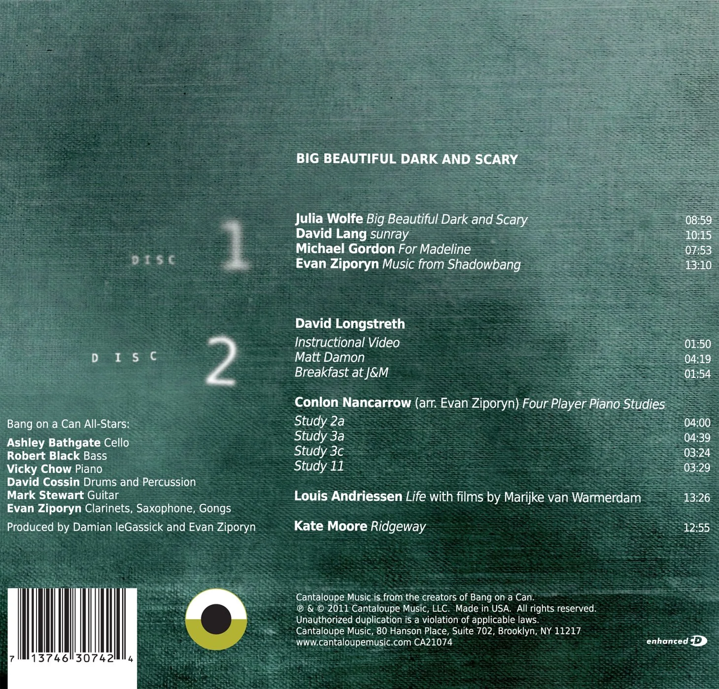 Big Beautiful Dark And Scary / Bang On A Can All Stars - Image 2