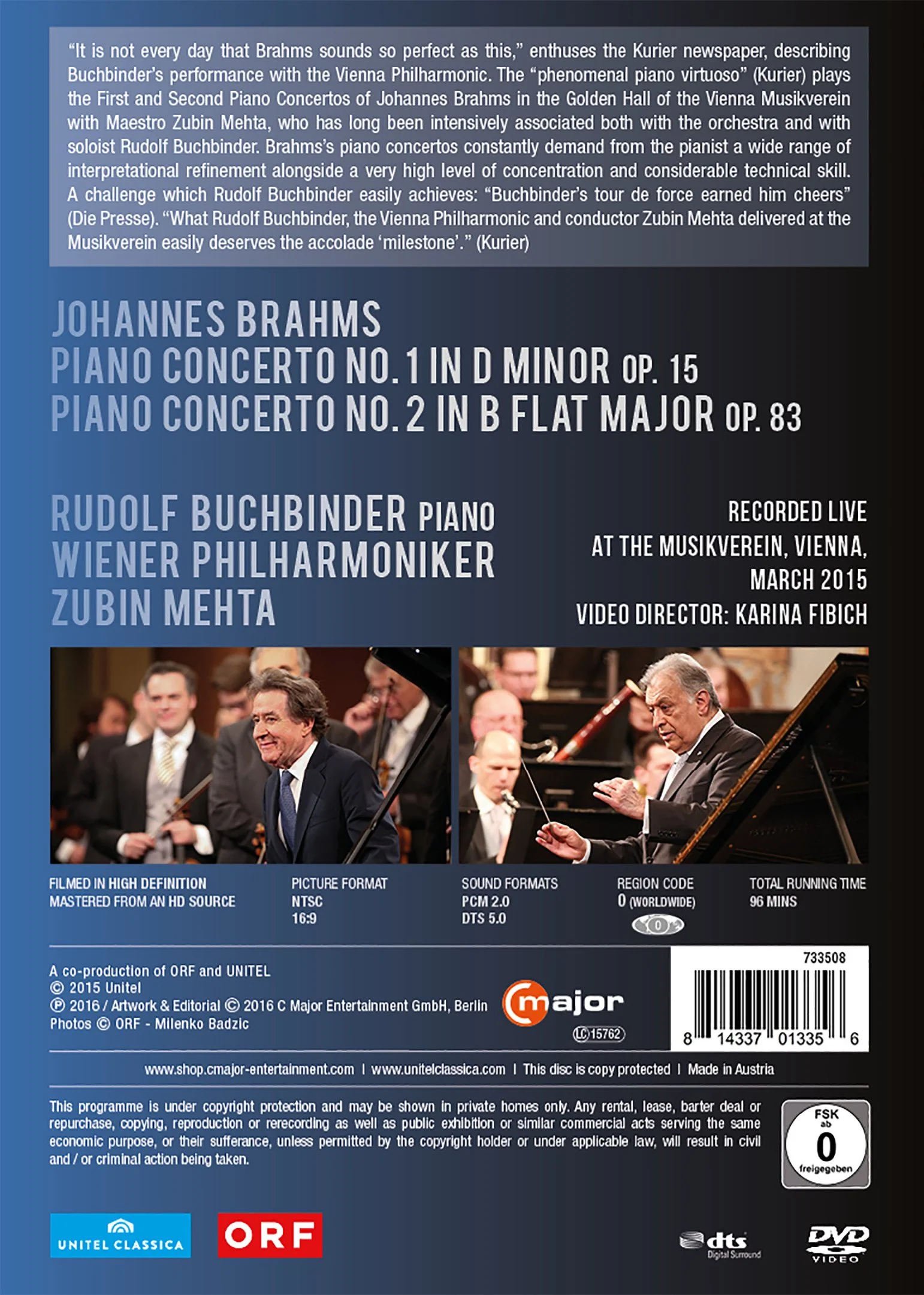 Brahms: Piano Concertos Nos. 1 and 2 - Image 2