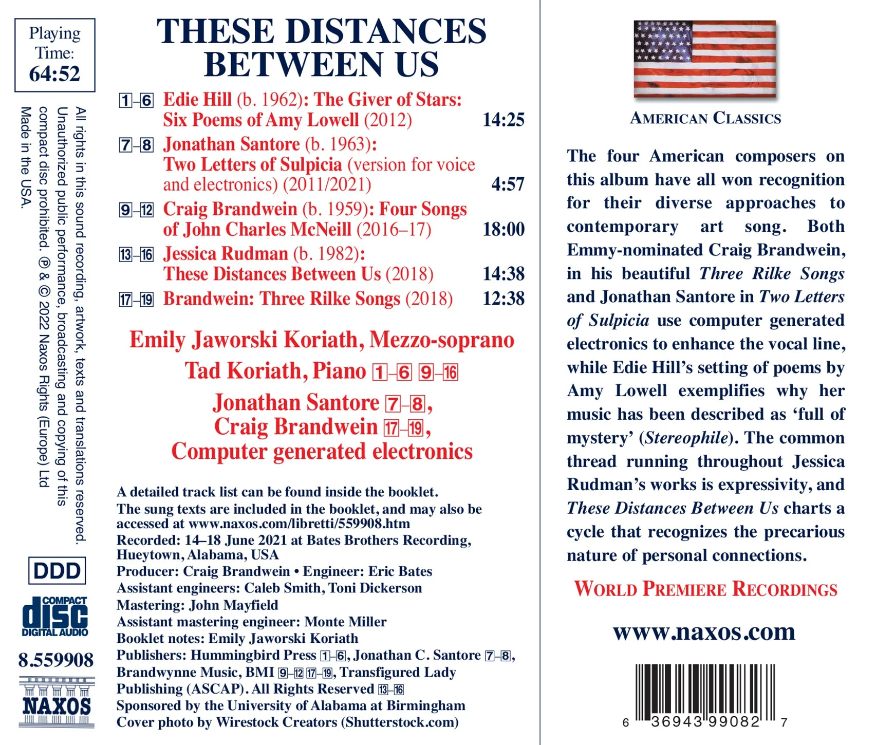 These Distances Between Us - 21st C. Songs of Longing / Koriath & Koriath - Image 2