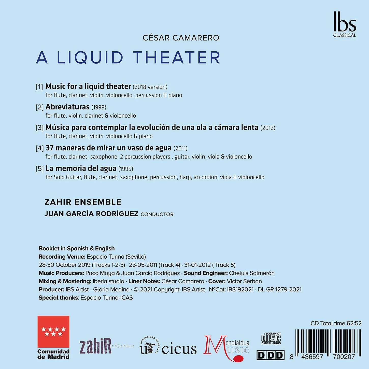 Camarero: A Liquid Theater / Rodriguez, Zahir Ensemble - Image 2