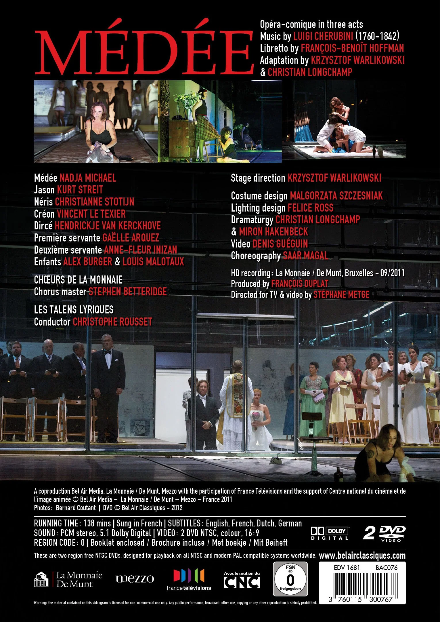 Cherubini: Medee / Rousset, Michael,   Streit, Stotijn, Le Texier - Image 2