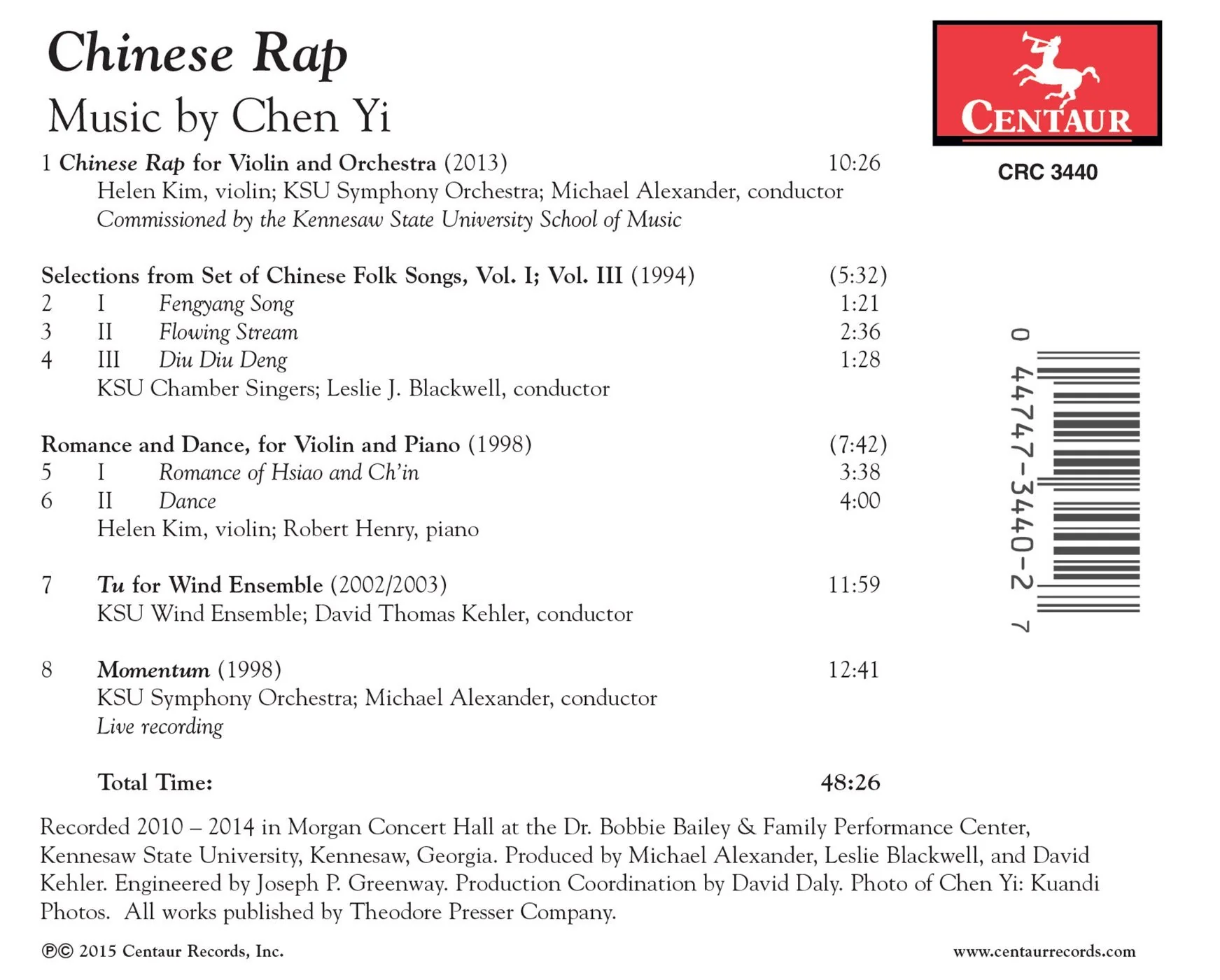 Chinese Rap: The Music of Chen Yi - Image 2