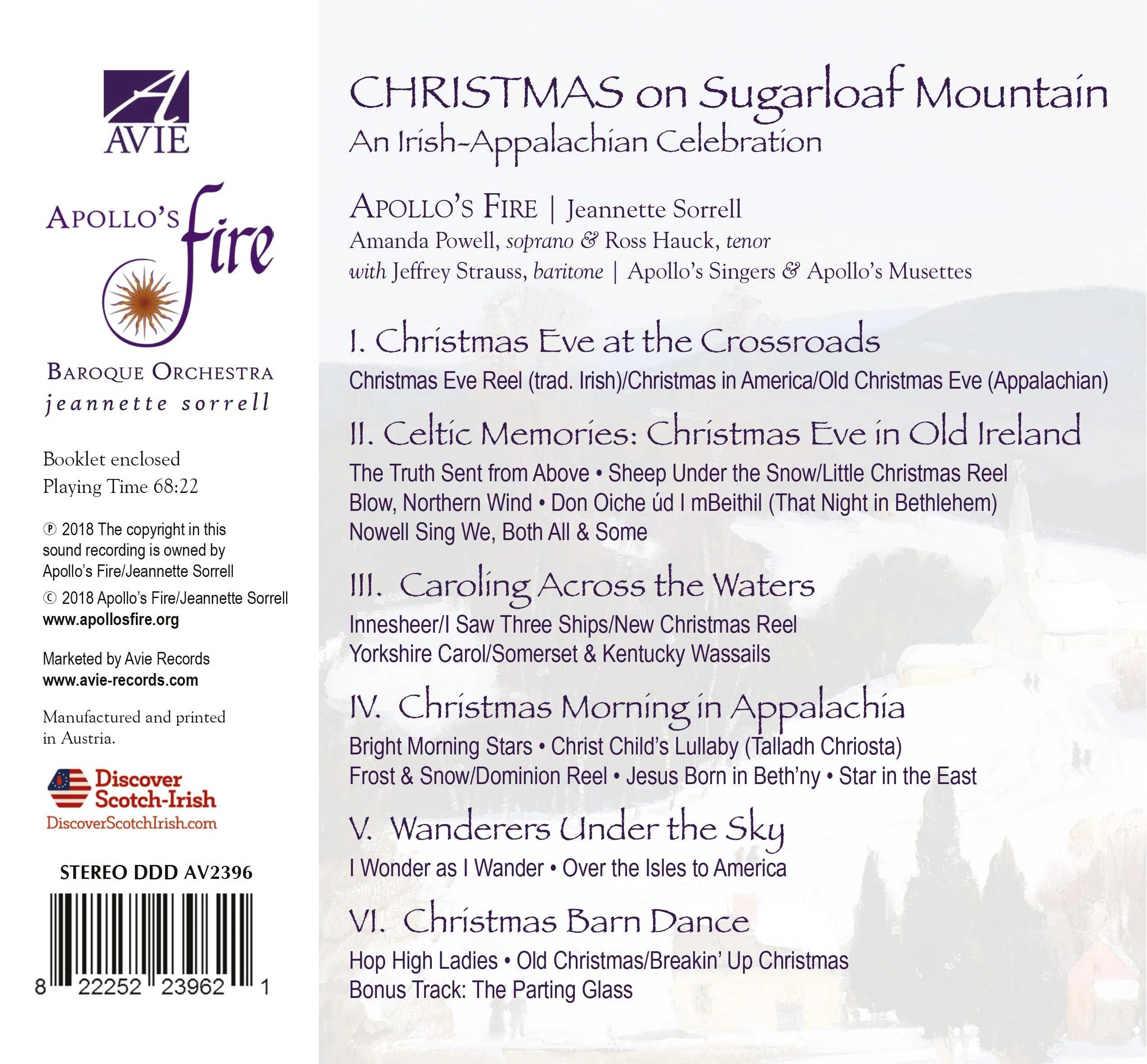 Christmas on Sugarloaf Mountain / Sorrell, Apollo's Fire - Image 2