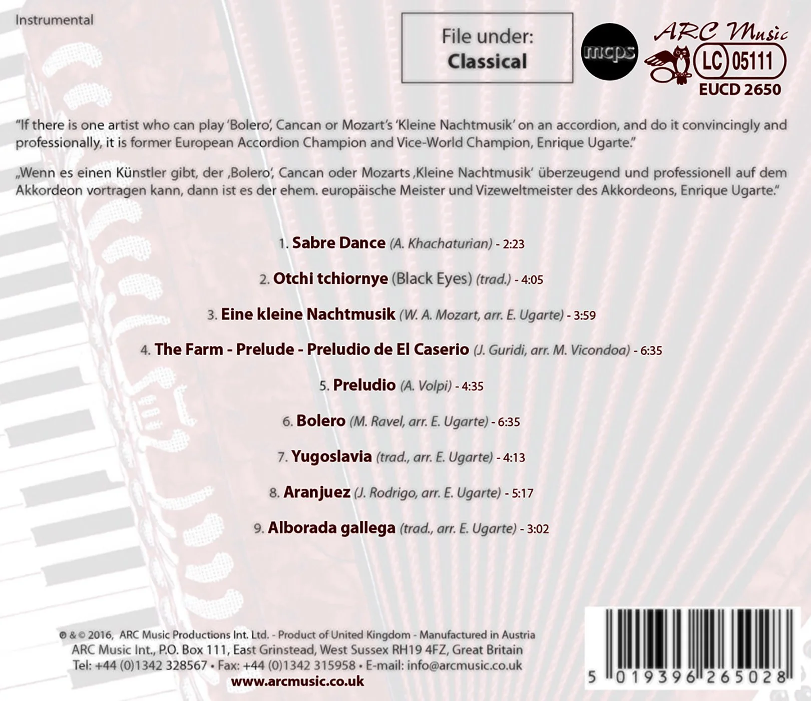 Classics on the Accordion - Image 2