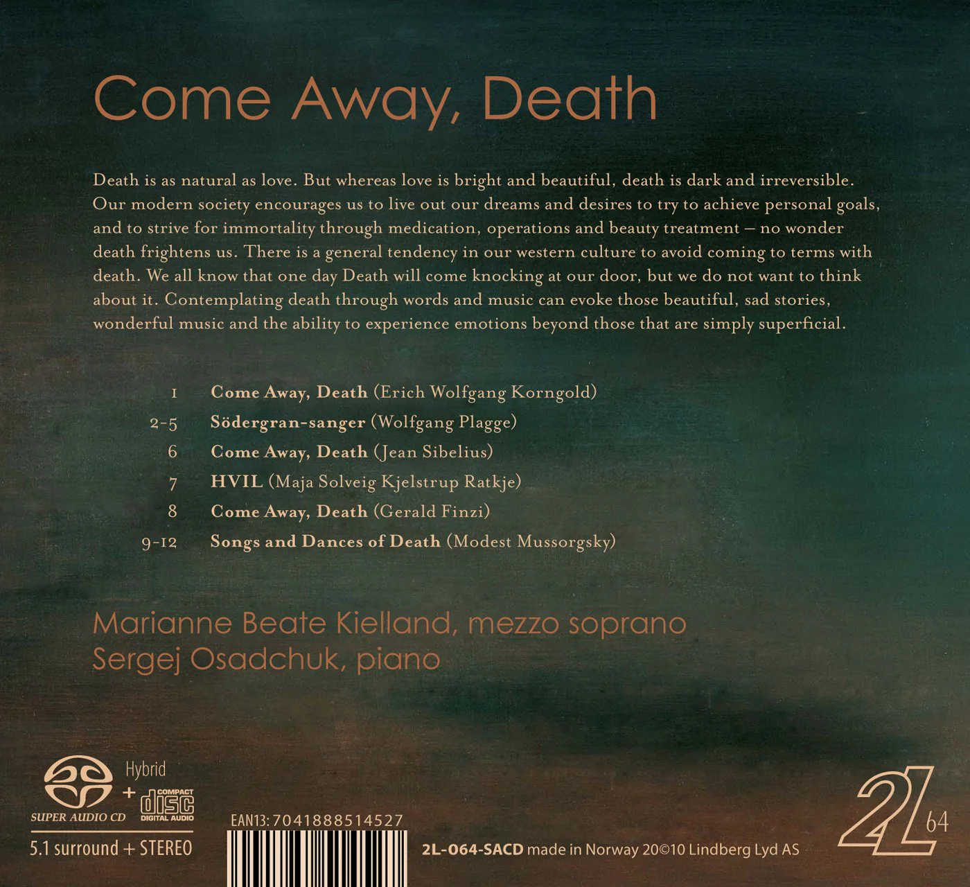 Come Away, Death / Marianne Beate Kielland, Sergei Osadchuk - Image 2