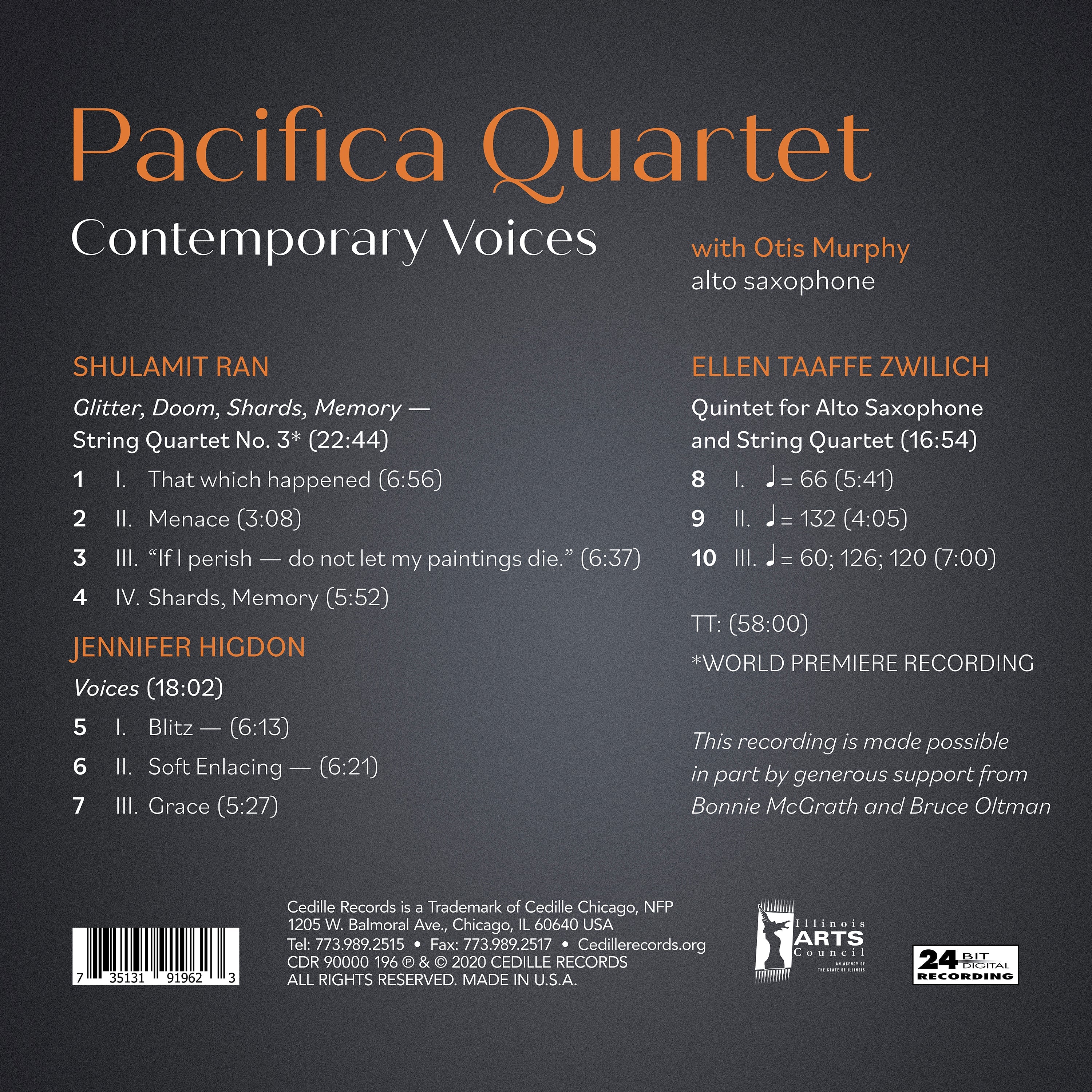 Contemporary Voices / Pacifica Quartet - Image 2