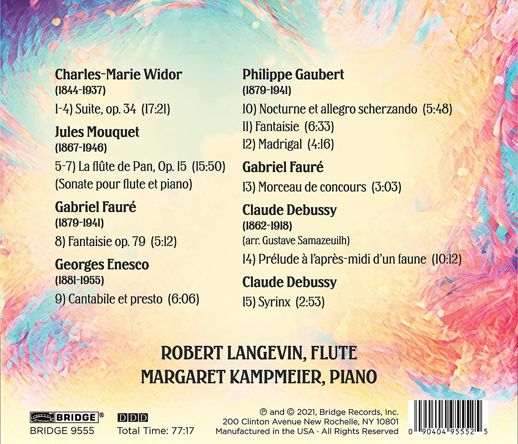 Debussy, Fauré: Paris: La Belle Époque / Langevin, Kampmeier - Image 2