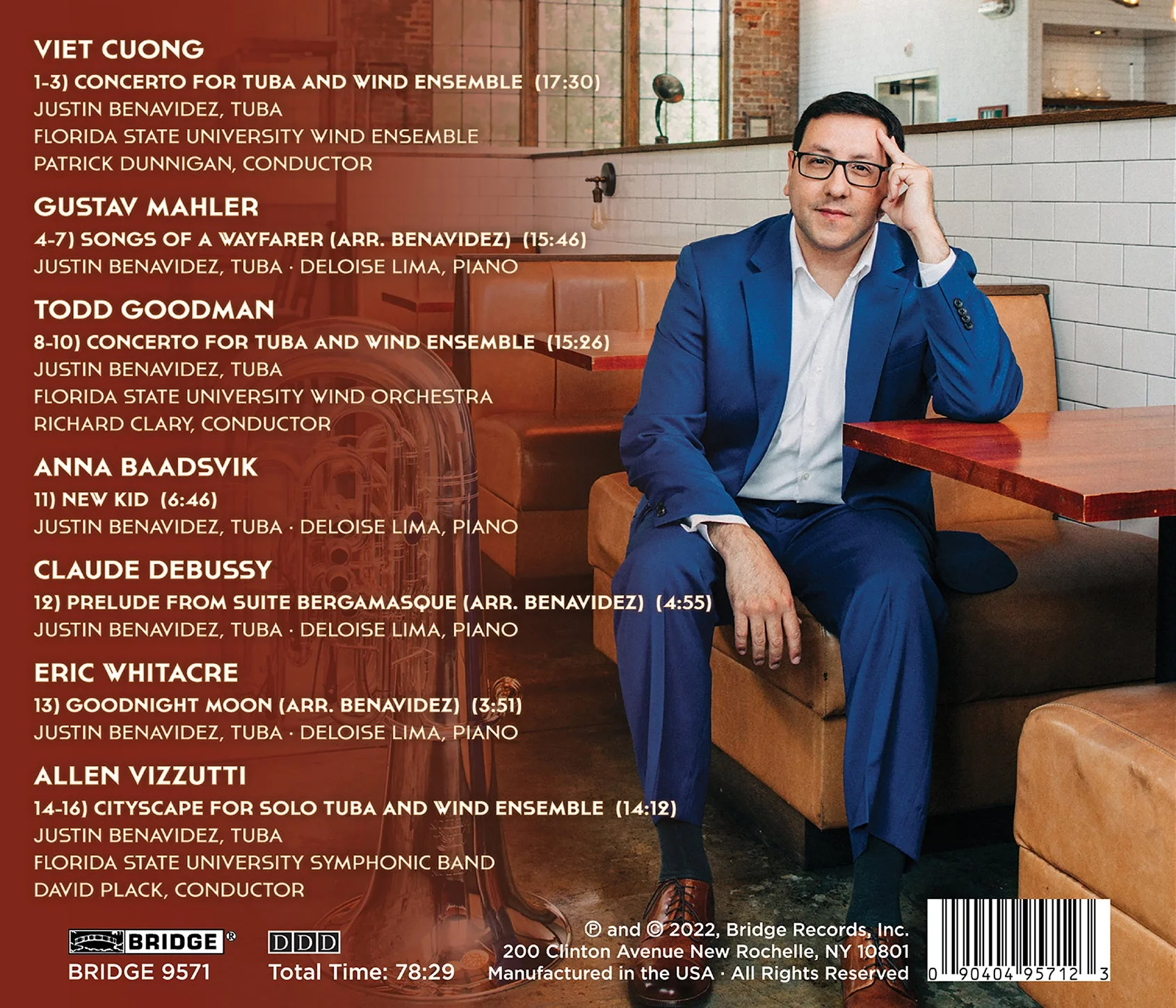Debussy, Mahler, Baadsvik et al: Storytellers - Music for Tuba & Ensemble / Benavidez - Image 2