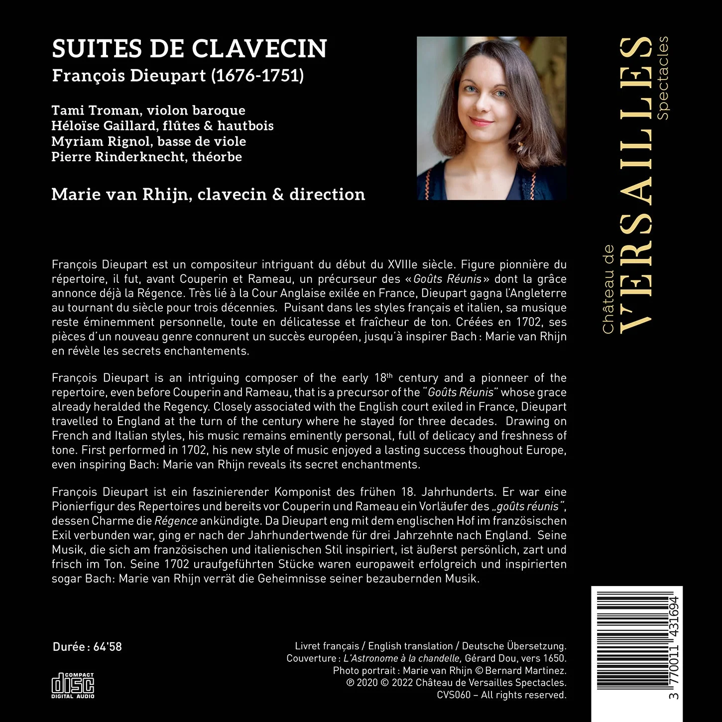 Dieupart: Suites de Clavecin / Rhijin - Image 2