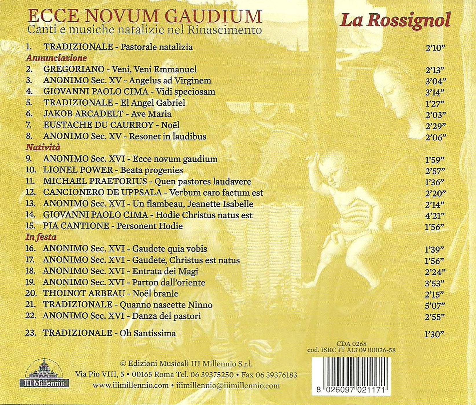 Ecce Novum Gaudium / La Rossignol - Image 2