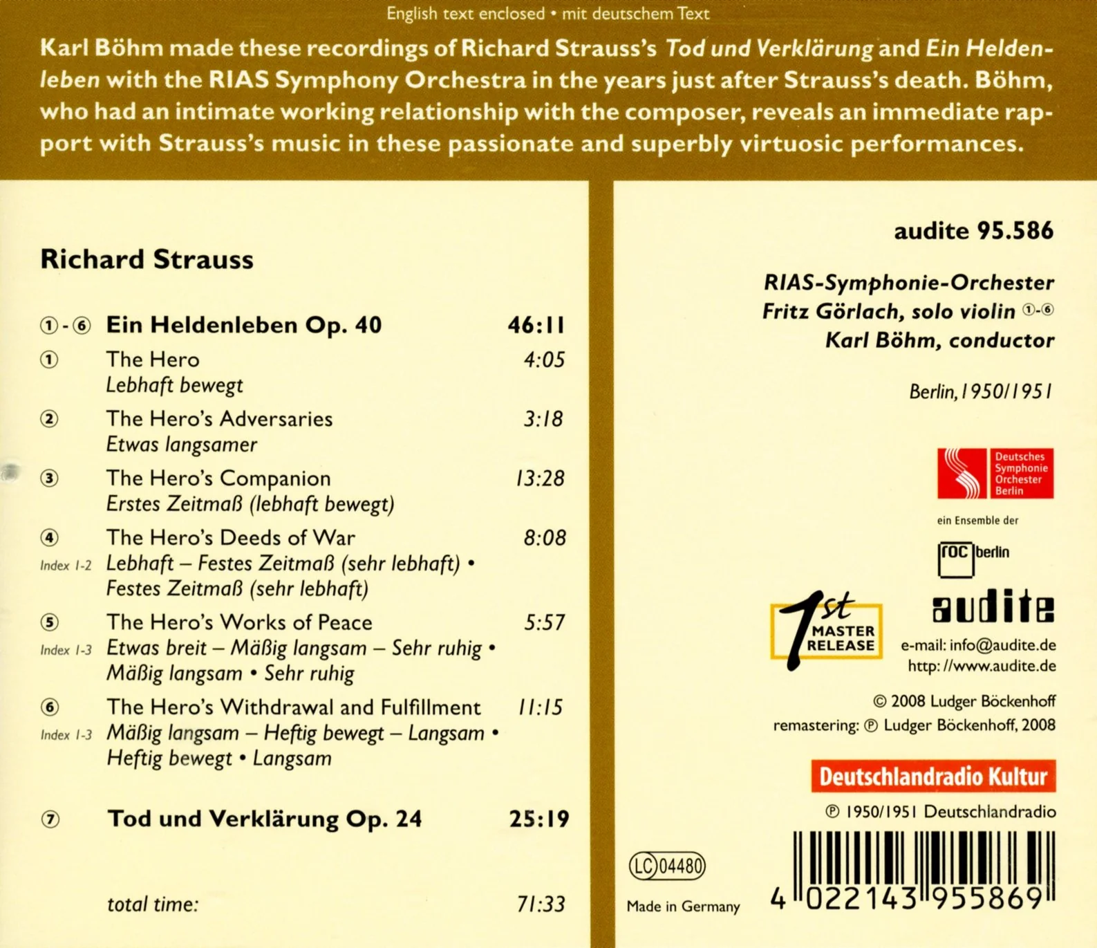 EIN HELDENLEBEN & TOD UND VERK - Image 2