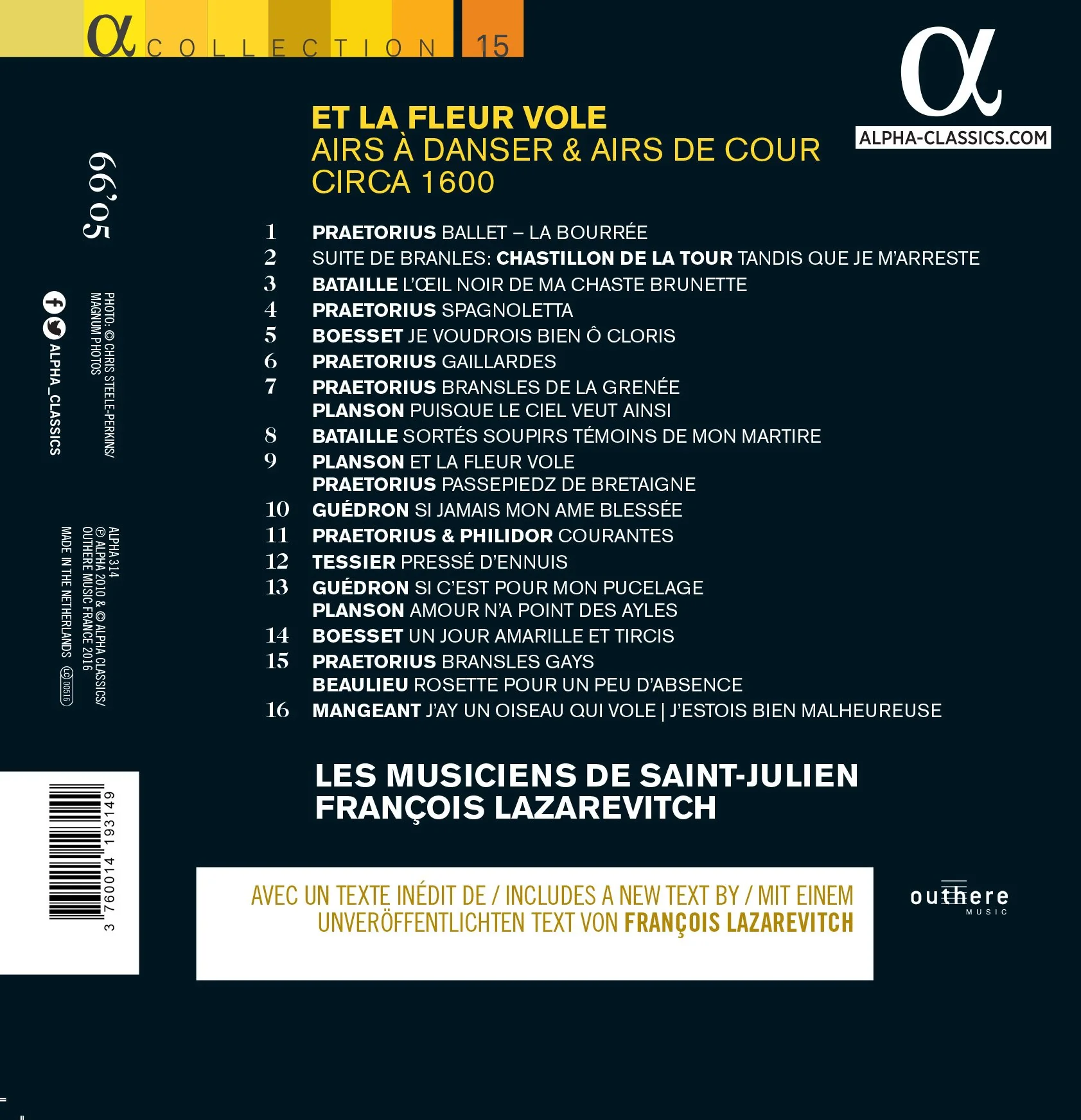 Et la fleur vole / Lazarevitch, Les Musiciens de Saint-Julien - Image 2
