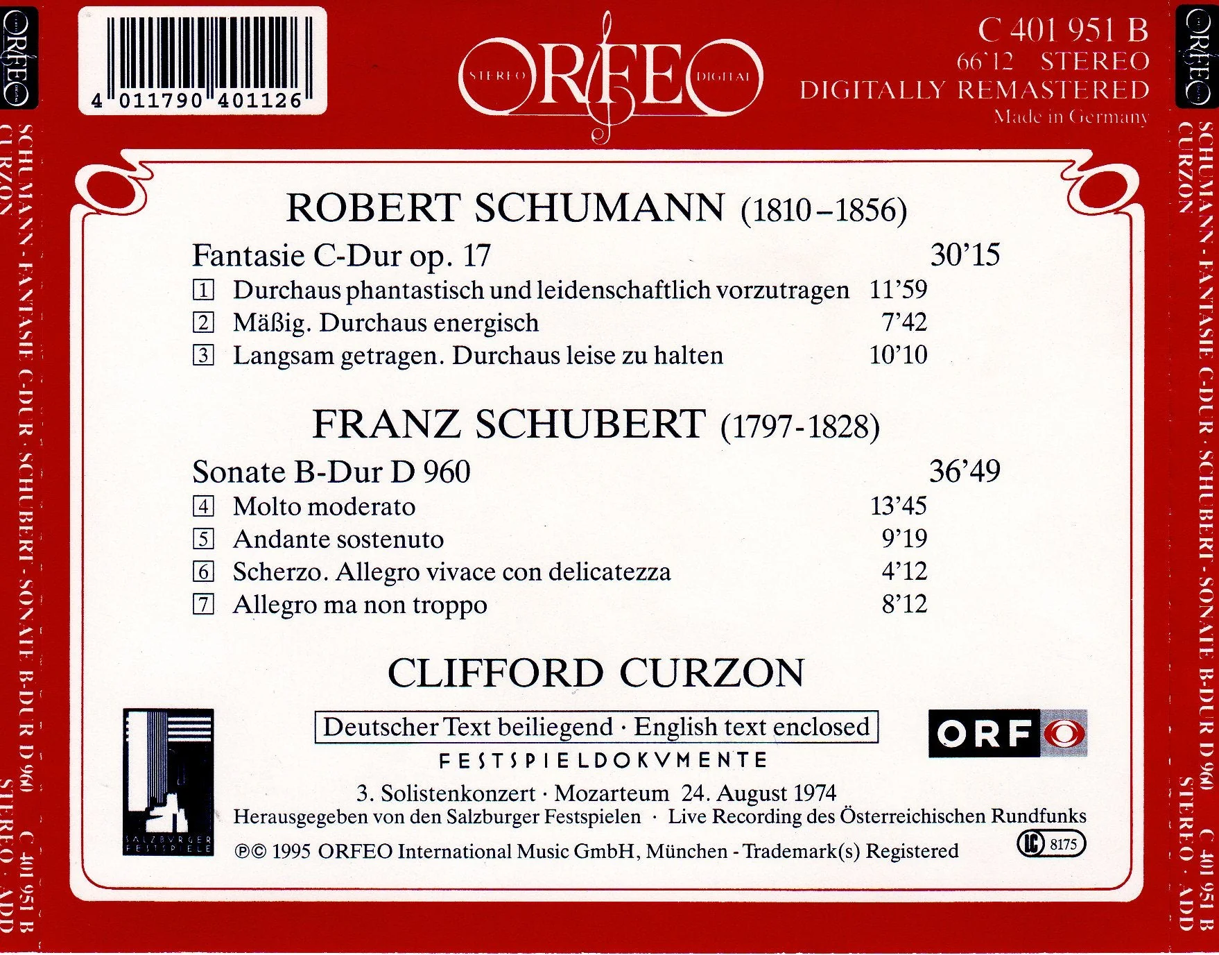 Fantasie Op. 17/ Sonate B-Dur - Image 2