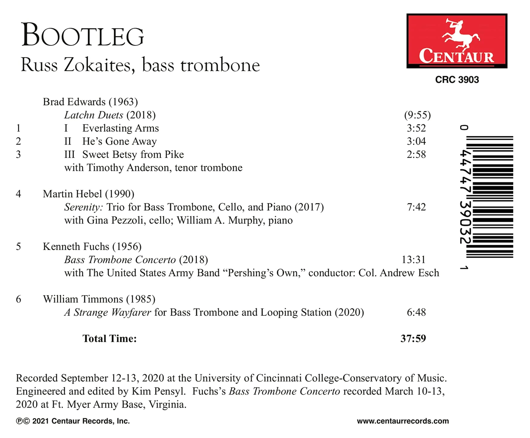 Fuchs, Edwards, Hebel, Timmons: Bootleg / Zokaites - Image 2