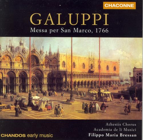 Galuppi: Messa Per San Marco, 1766 / Bressan, Athestis, Etc - Image 2
