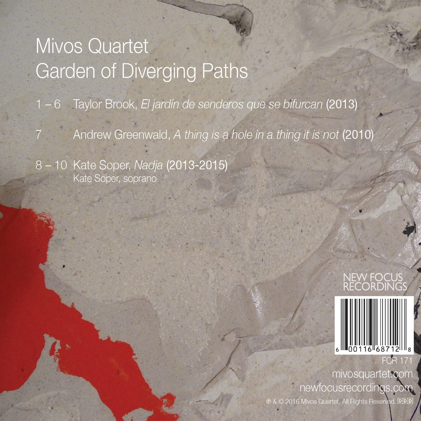 Garden of Diverging Paths / Mivos Quartet - Image 2