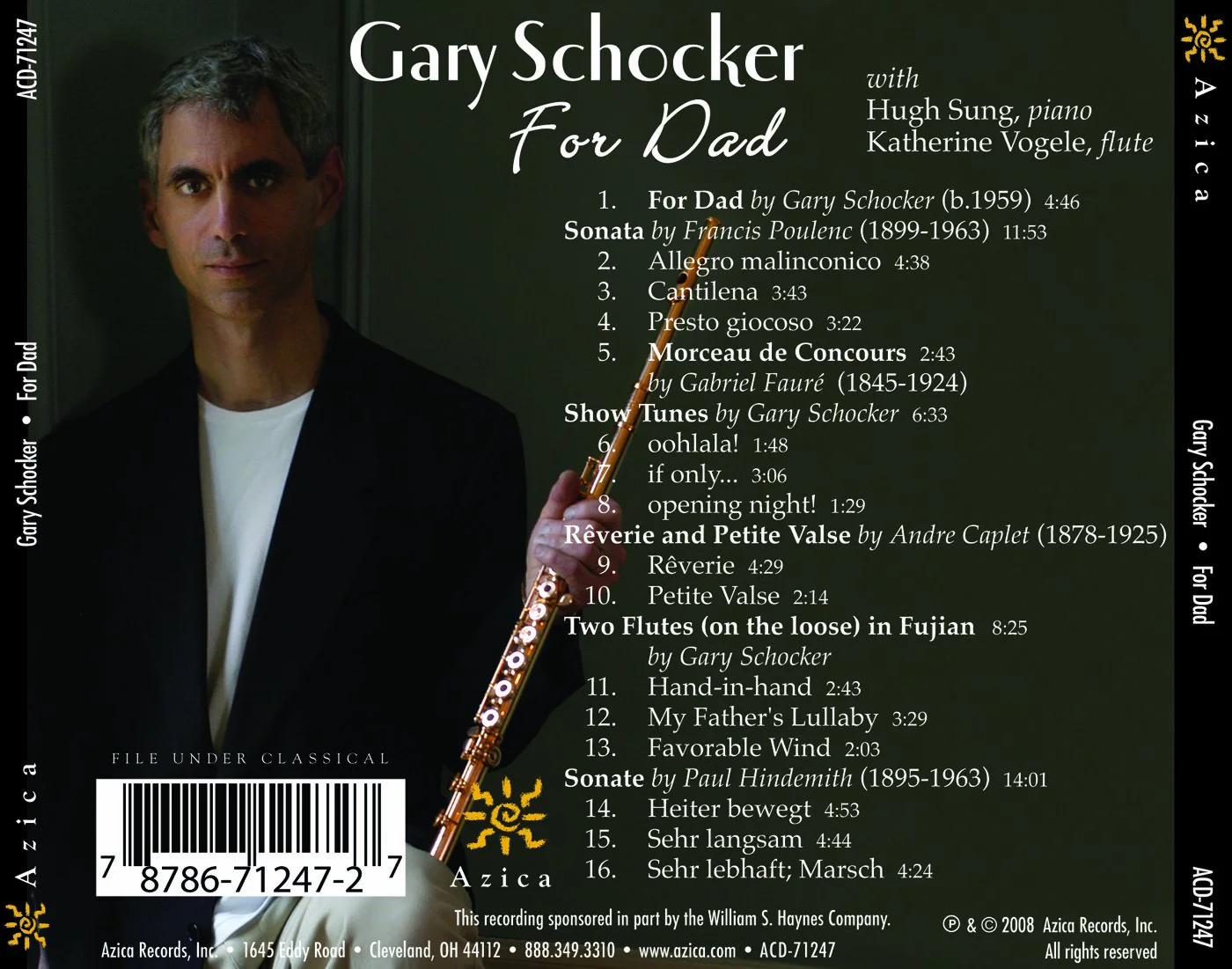 Gary Schocker - For Dad / Schocker, Sung, Vogele - Image 2