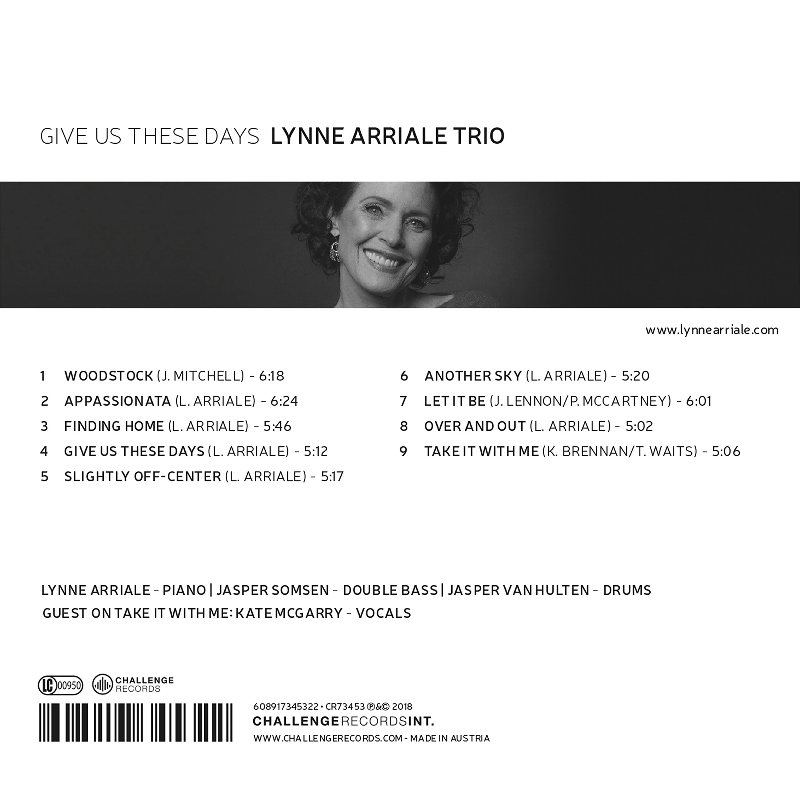 Give Us These Days / Lynn Arriale Trio - Image 2