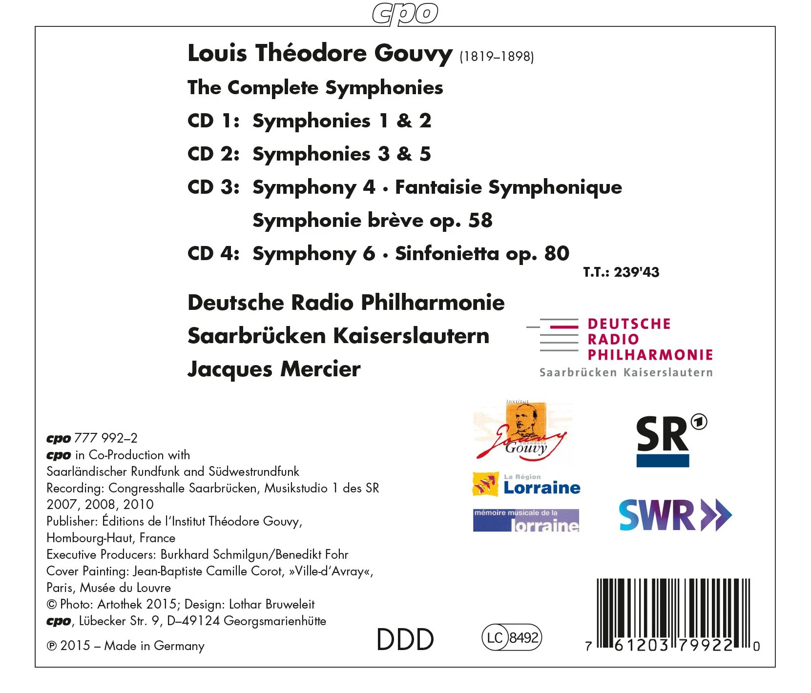 Gouvy: The Complete Symphonies / Mercier - Image 2