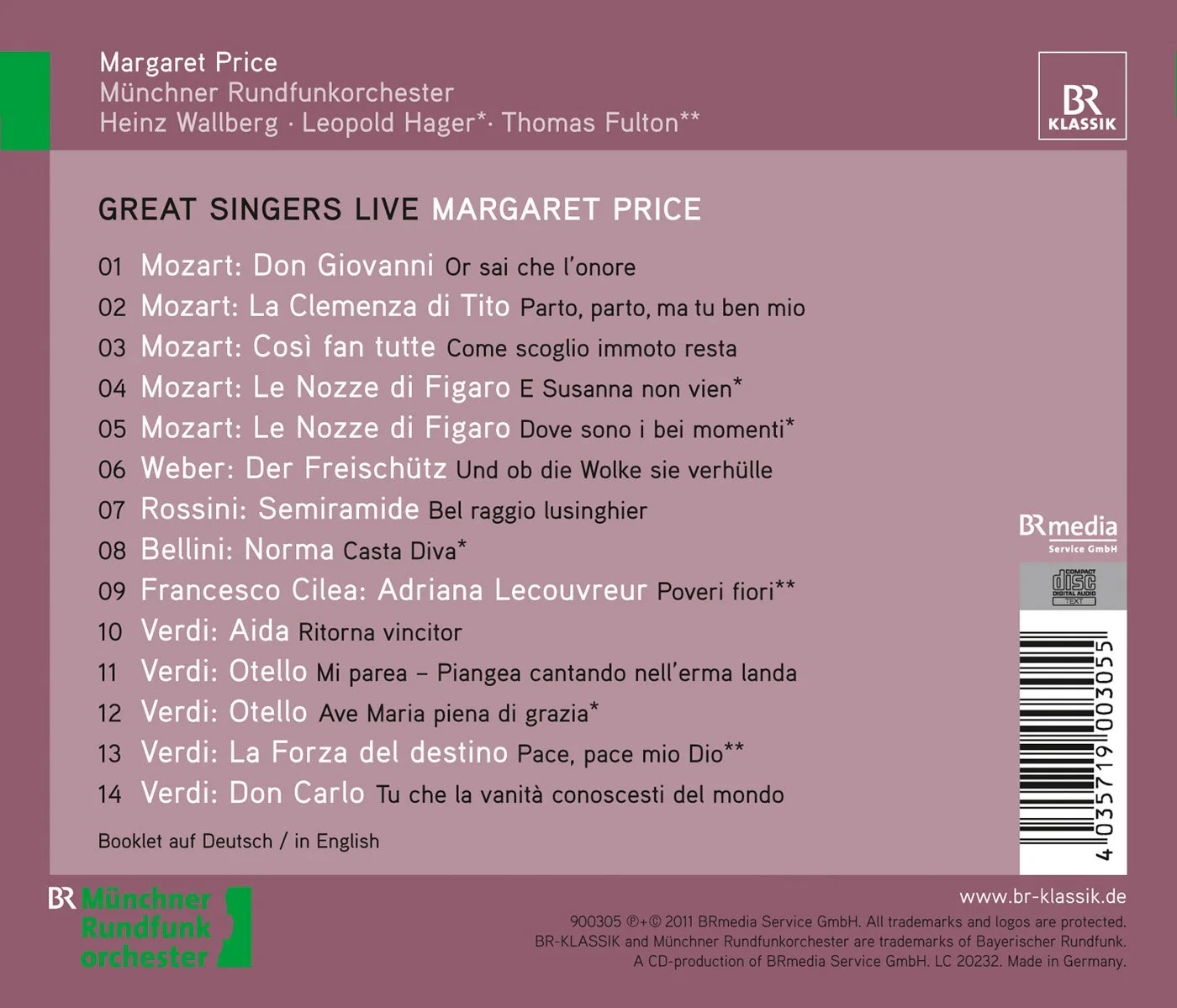 Great Singers Live - Margaret Price - Image 2