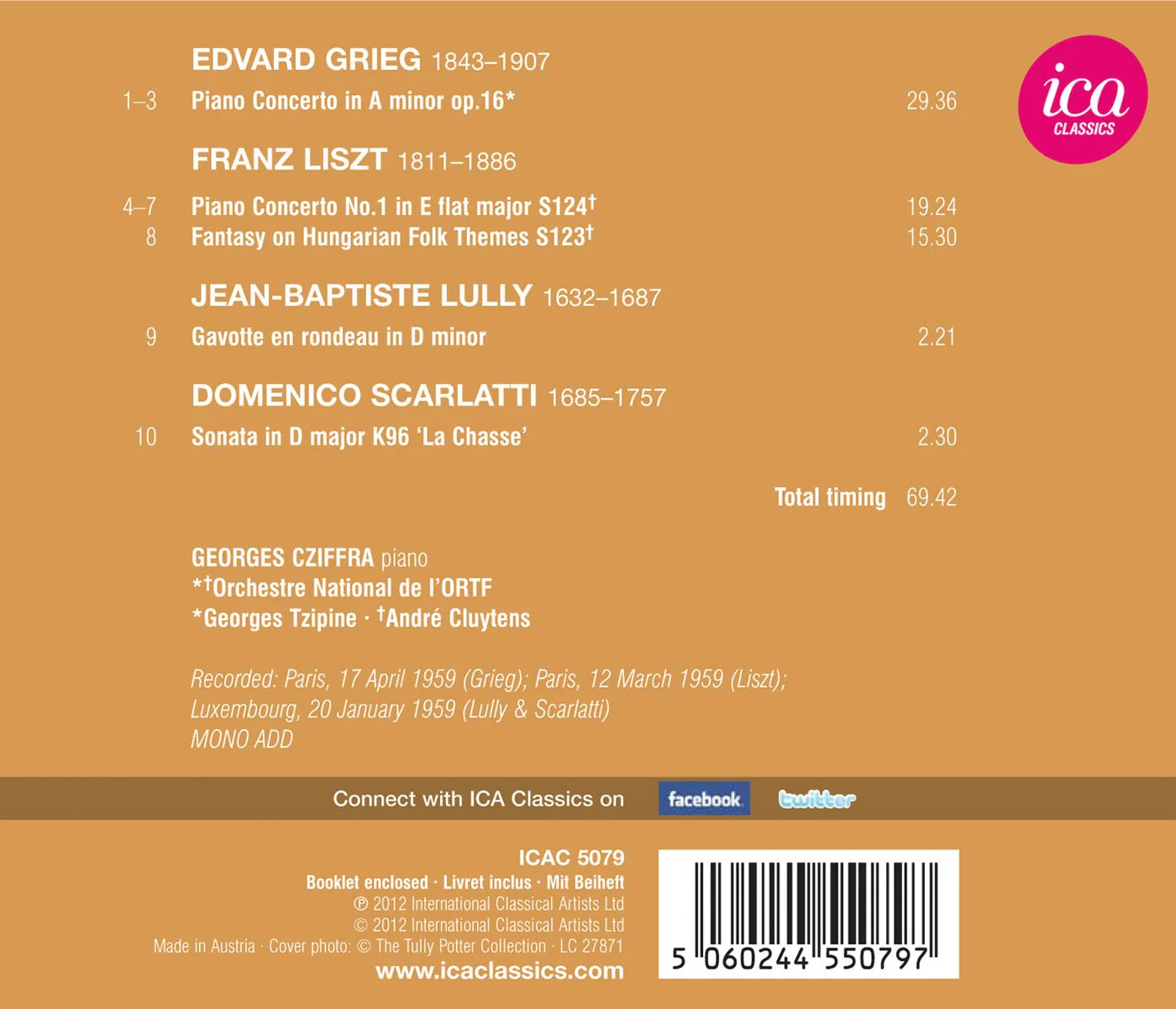 Grieg: Piano Concerto - Liszt: Piano Concerto No. 1 - Image 2
