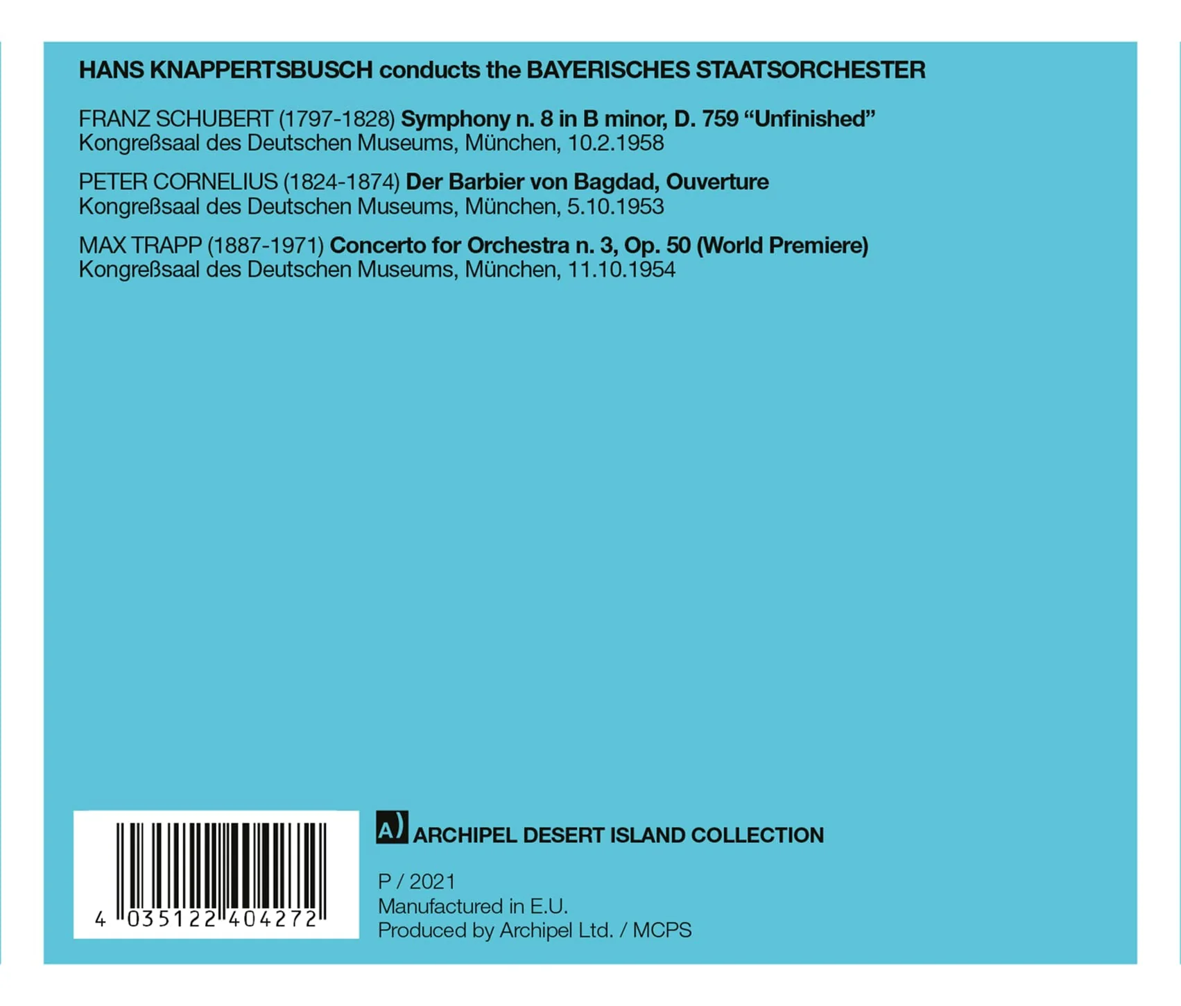 HANS KNAPPERTSBUSCH CONDUCTS B - Image 2