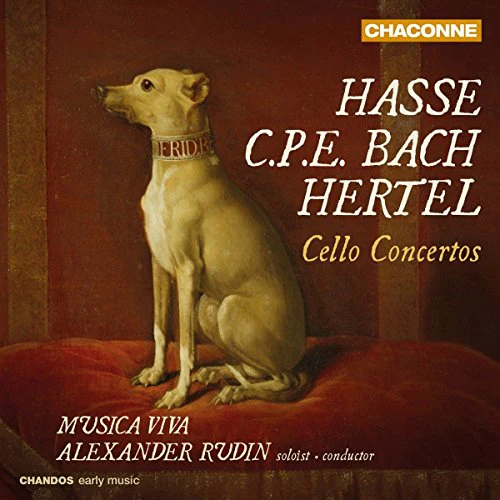 Hasse, C.P.E. Bach, Hertel: Cello Concertos / Rudin, Musica Viva - Image 2