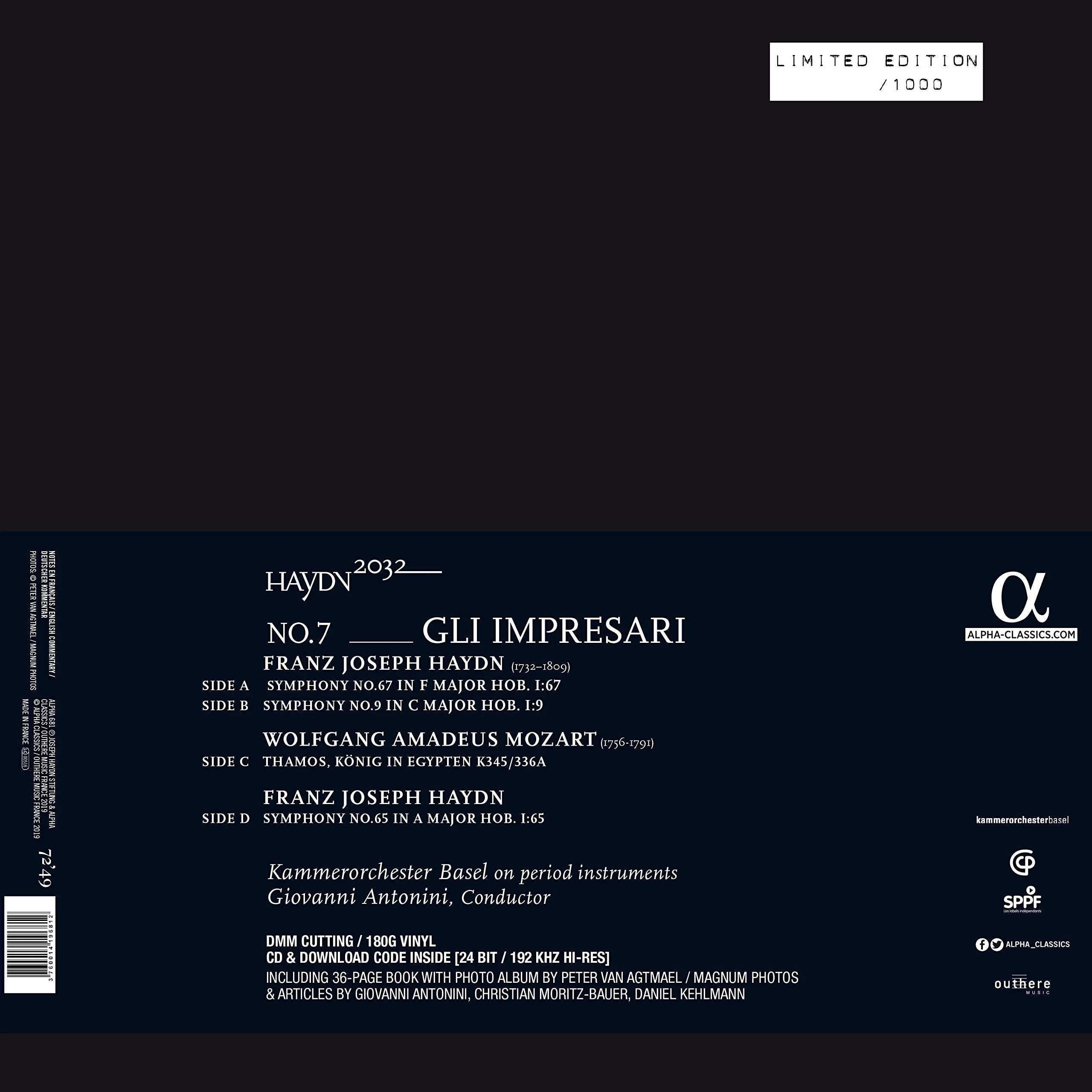 Haydn 2032, Vol. 7 / Antonini, Basel Chamber Orchestra - Image 2