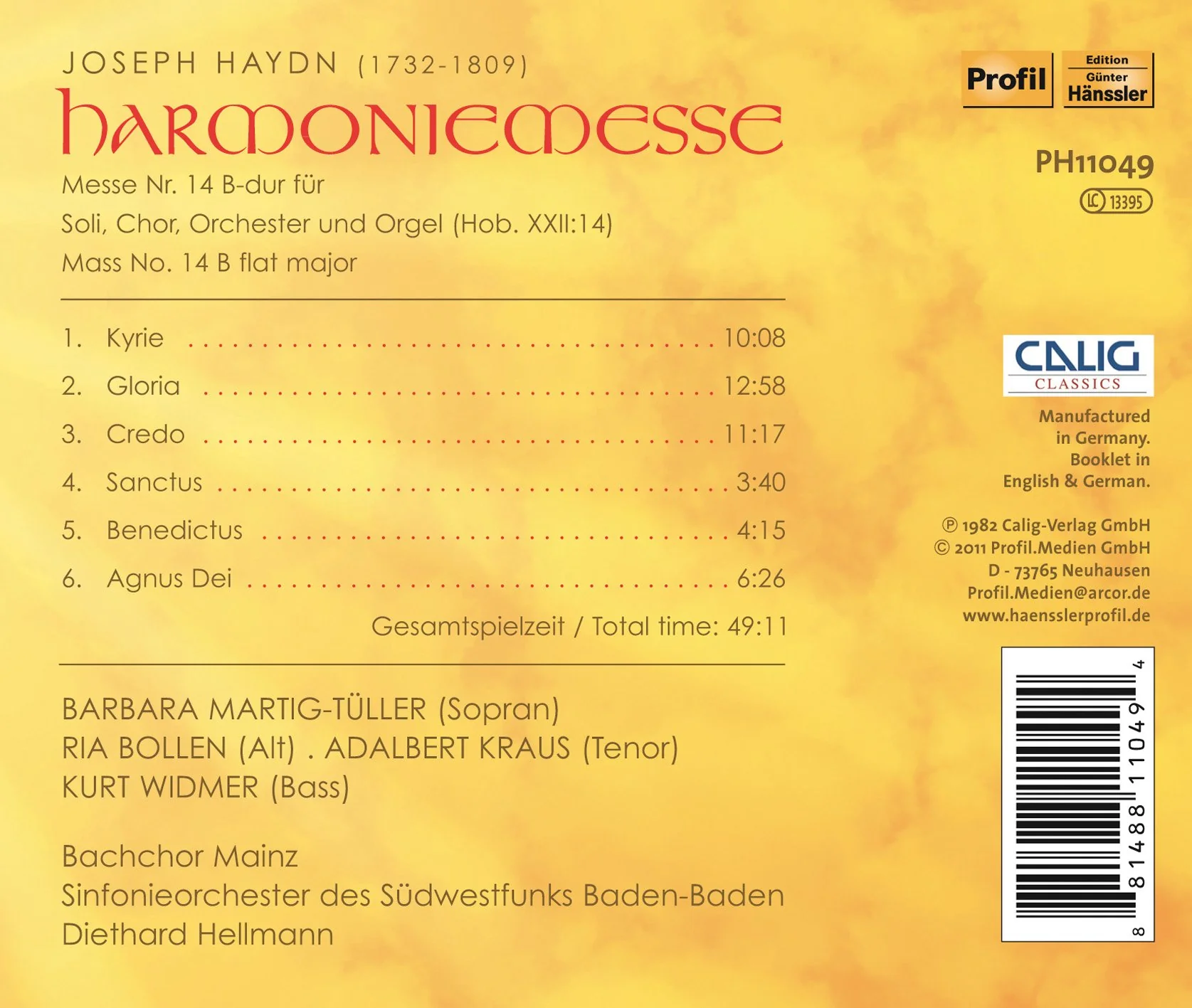 Haydn: Harmoniemesse - Image 2