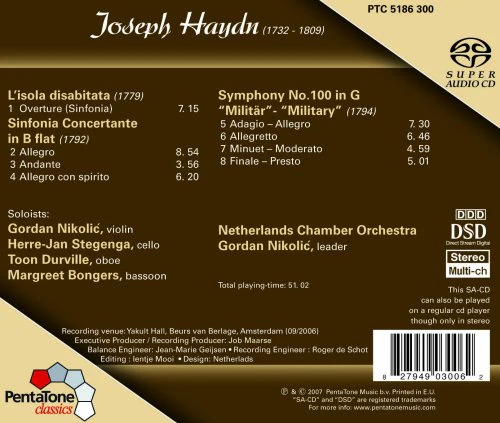 Haydn: Sinfonia Concertante, Symphony No 100, Etc - Image 2